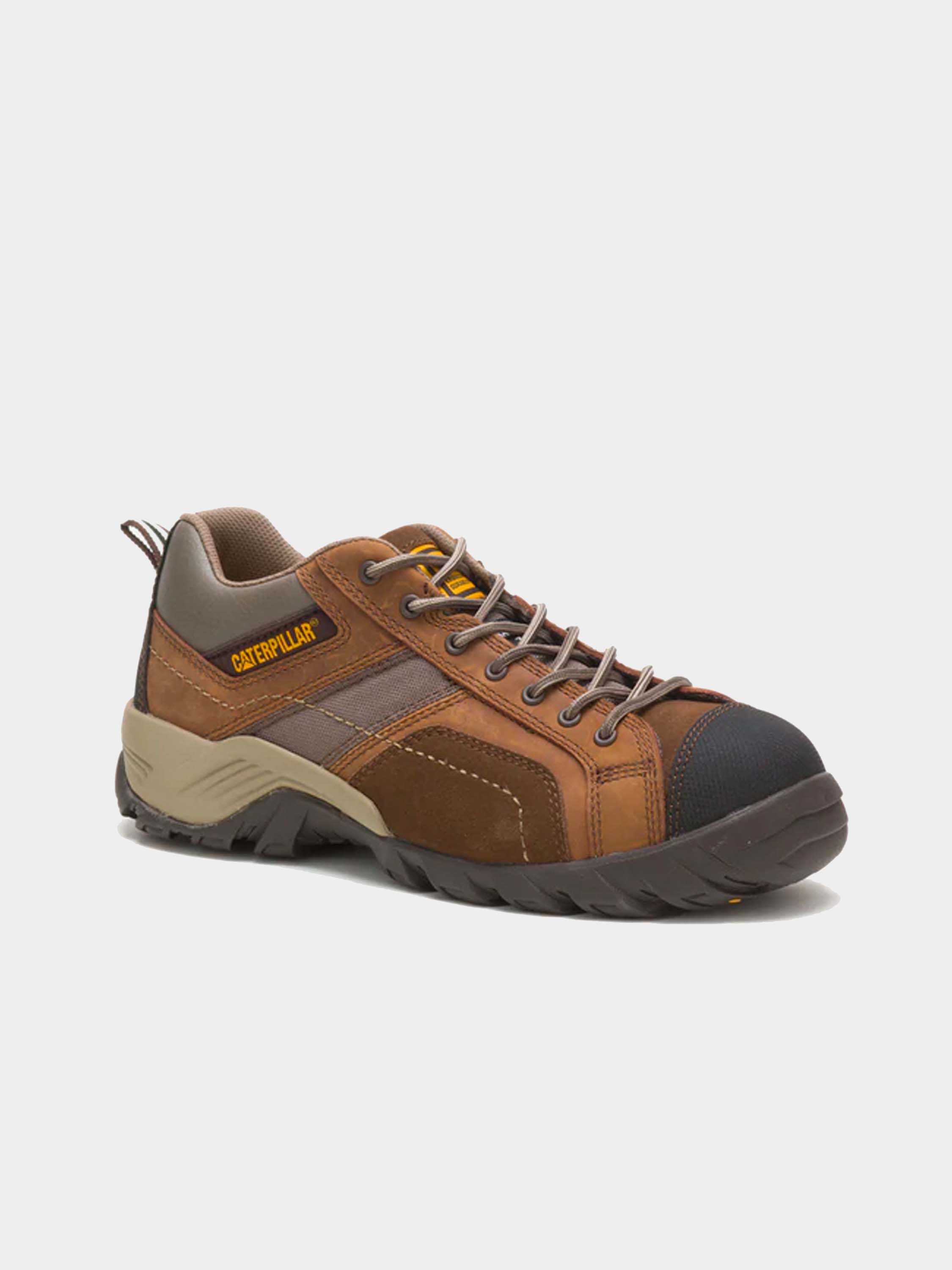 Caterpillar Mens Argon Composite Work Shoes #color_Brown