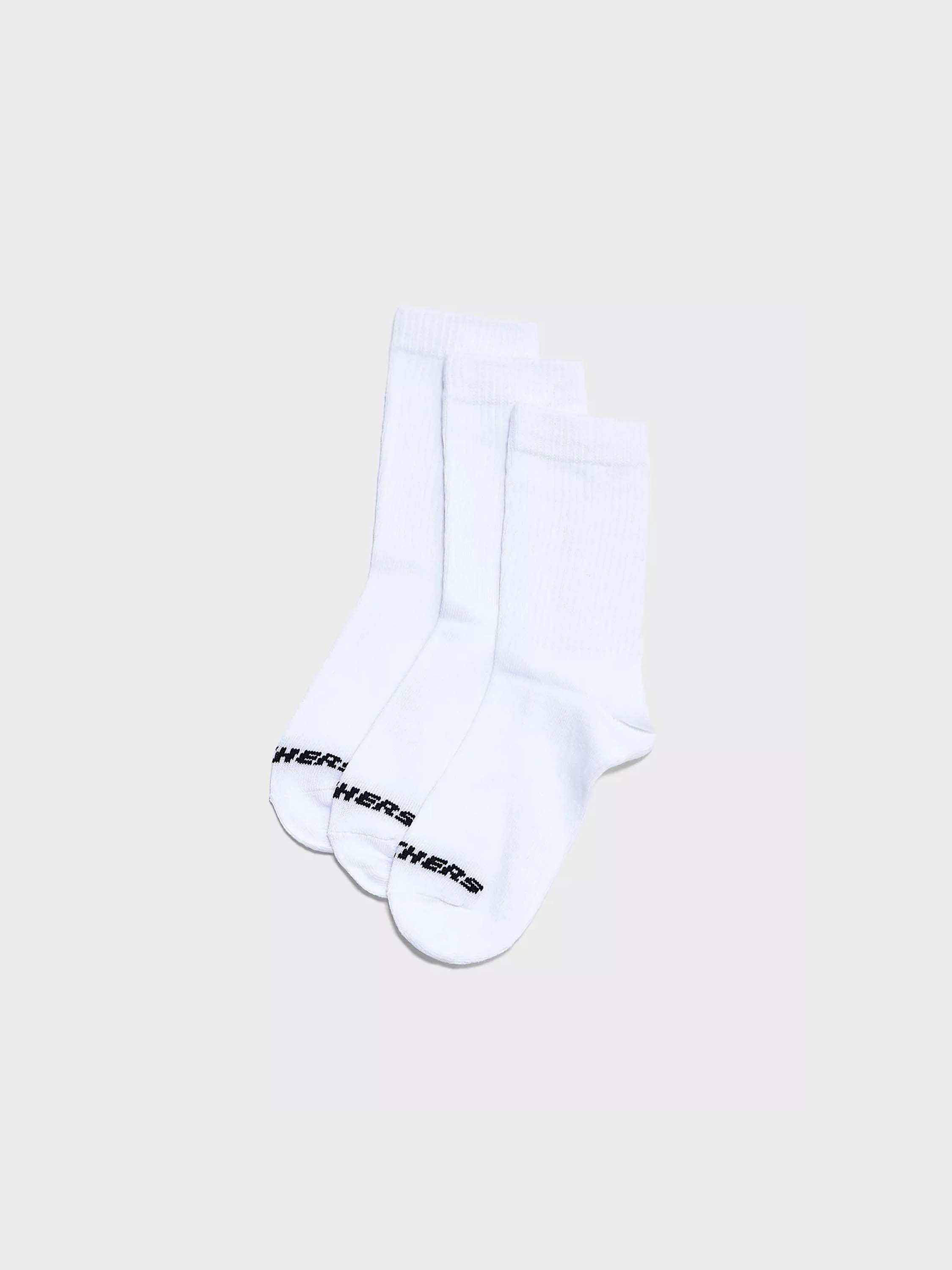Skechers Kids 3 Pack Unisex Crew Socks