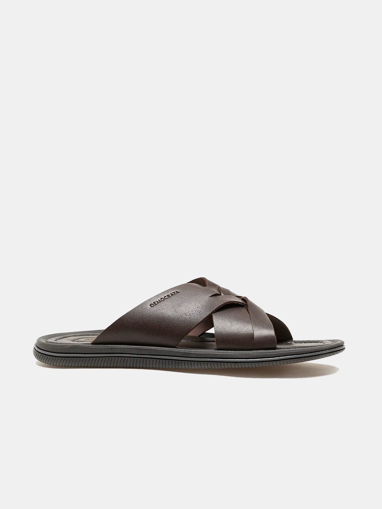 Democrata Men's Easy Groove Sandals #color_Brown