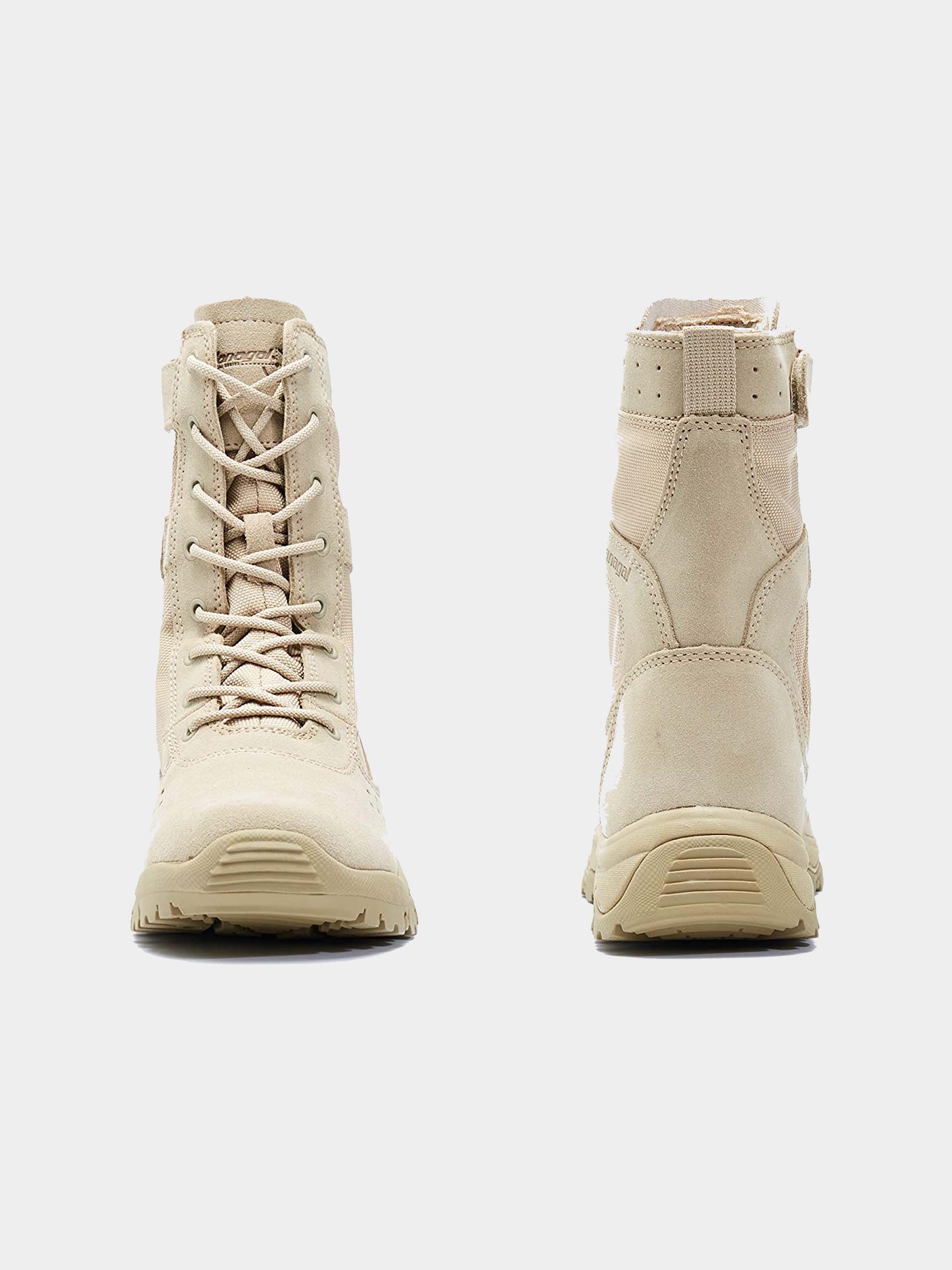 Hanagal Women's Thor Military Desert Boots #color_Beige
