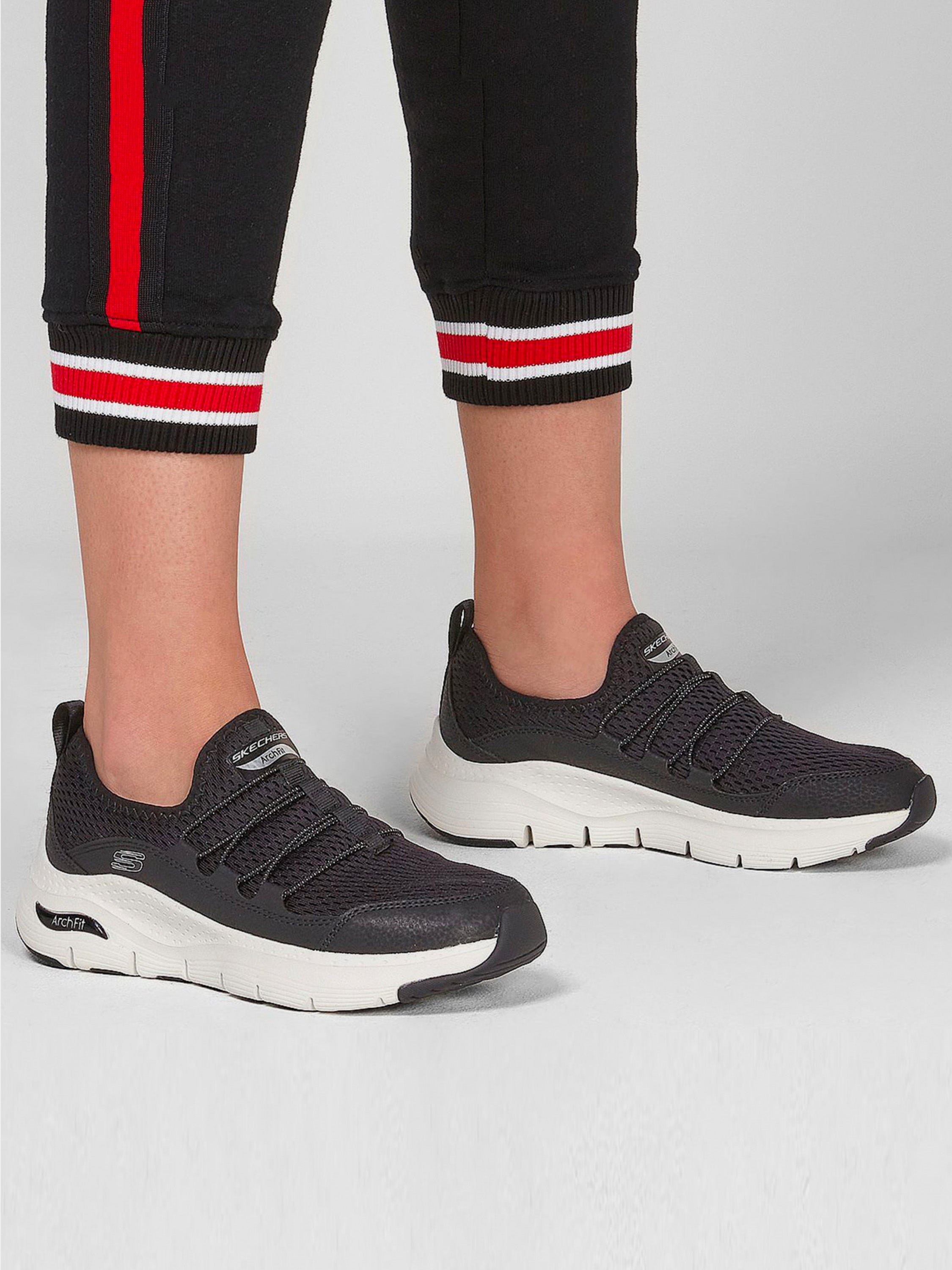 Skechers Women's Arch Fit - Lucky Thoughts #color_Black