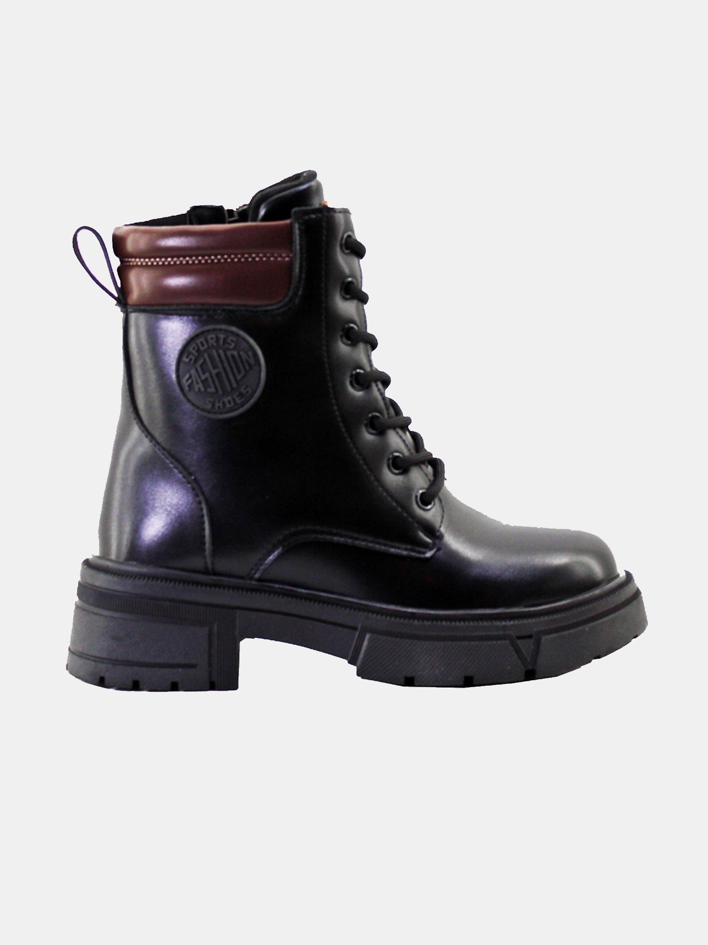 Buletuna CX1019 Women's Casual Boots #color_Black