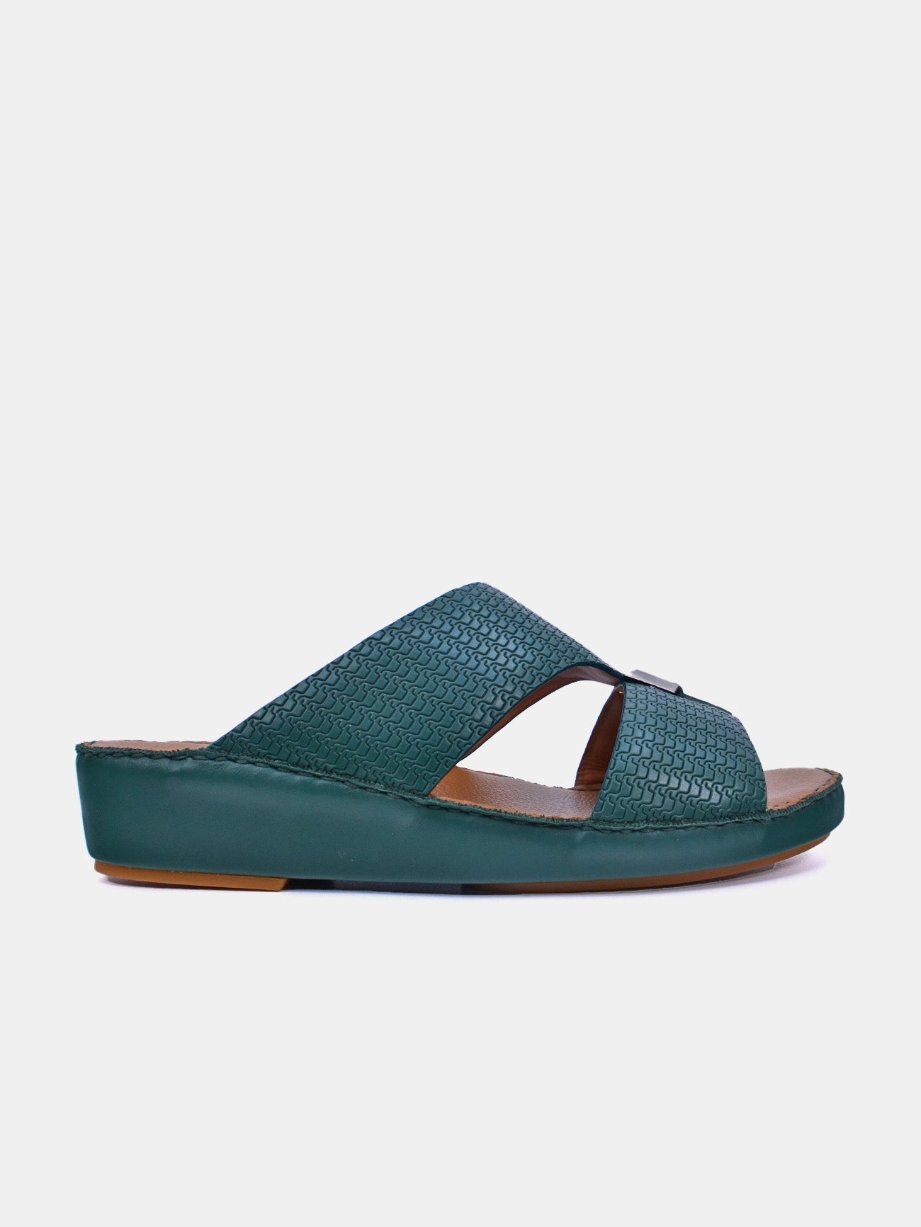 Barjeel Uno BSP1-54 Men's Arabic Sandals #color_Green