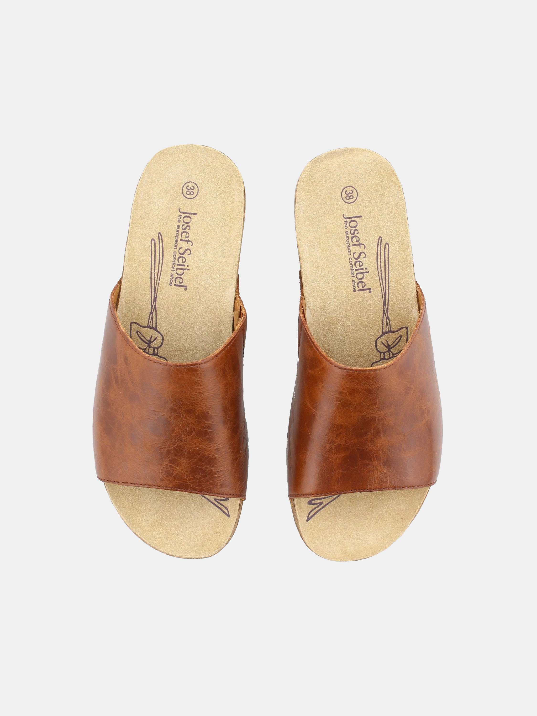 Josef Seibel Women's Tonga 51 Slider Sandals #color_Brown