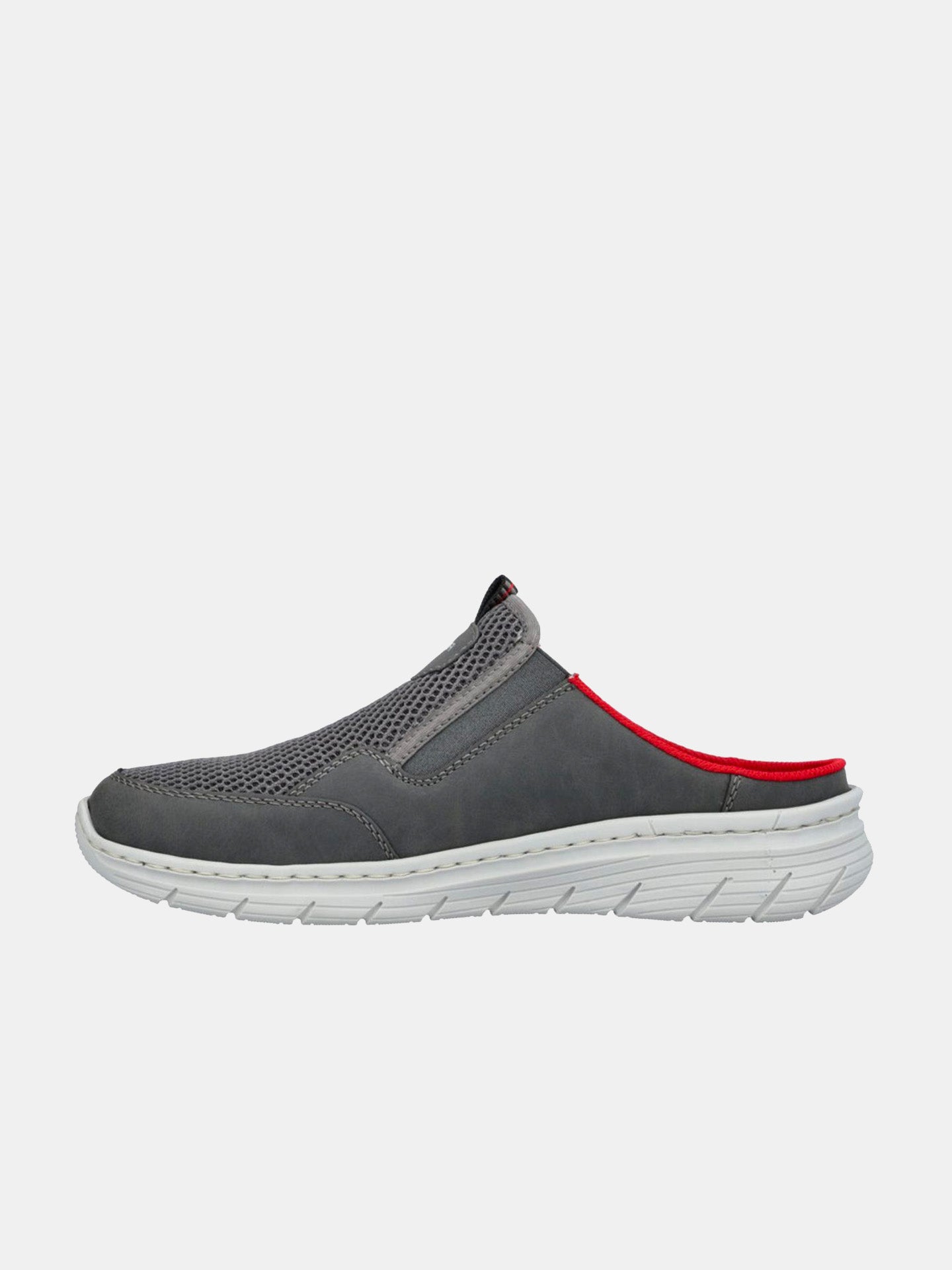 Rieker 13195 Men's Mules #color_Gray