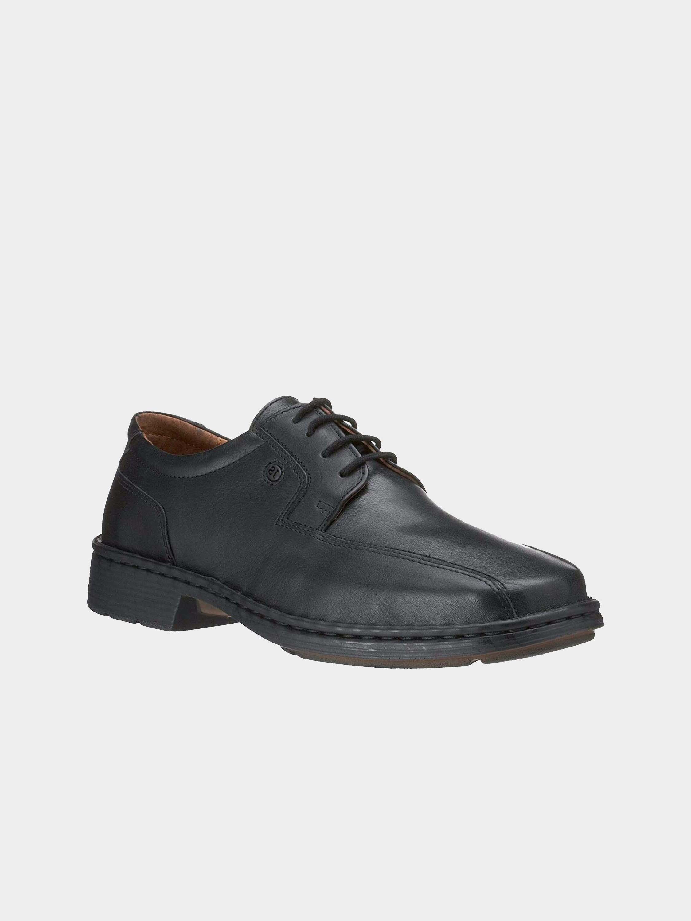 Josef Seibel 38010 Burgess Lace Up Formal Shoes #color_Black