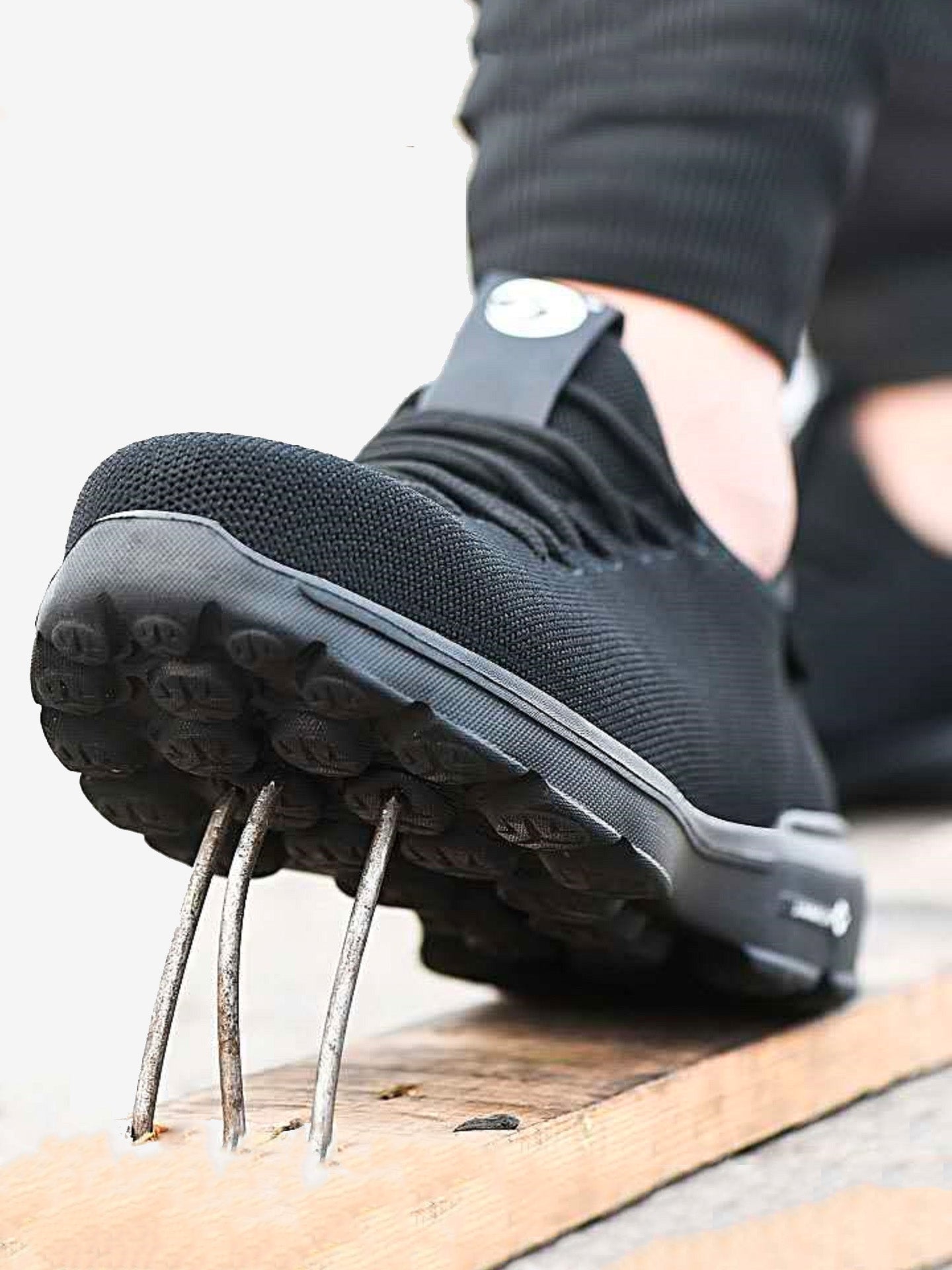 Raydlinx JK 701 Safety Shoes #color_Black