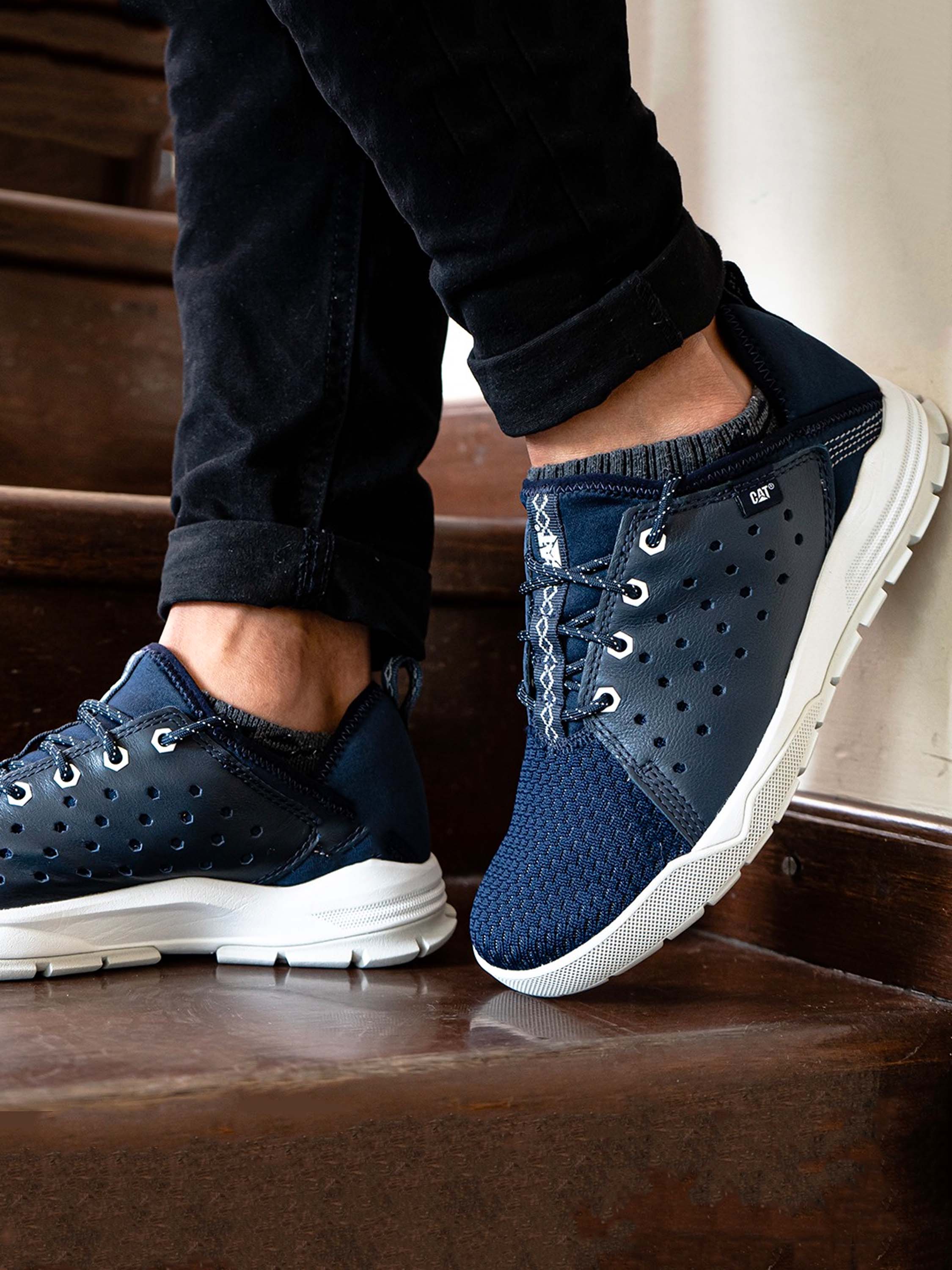 Caterpillar Men's Admix Lace Up Shoes #color_Blue