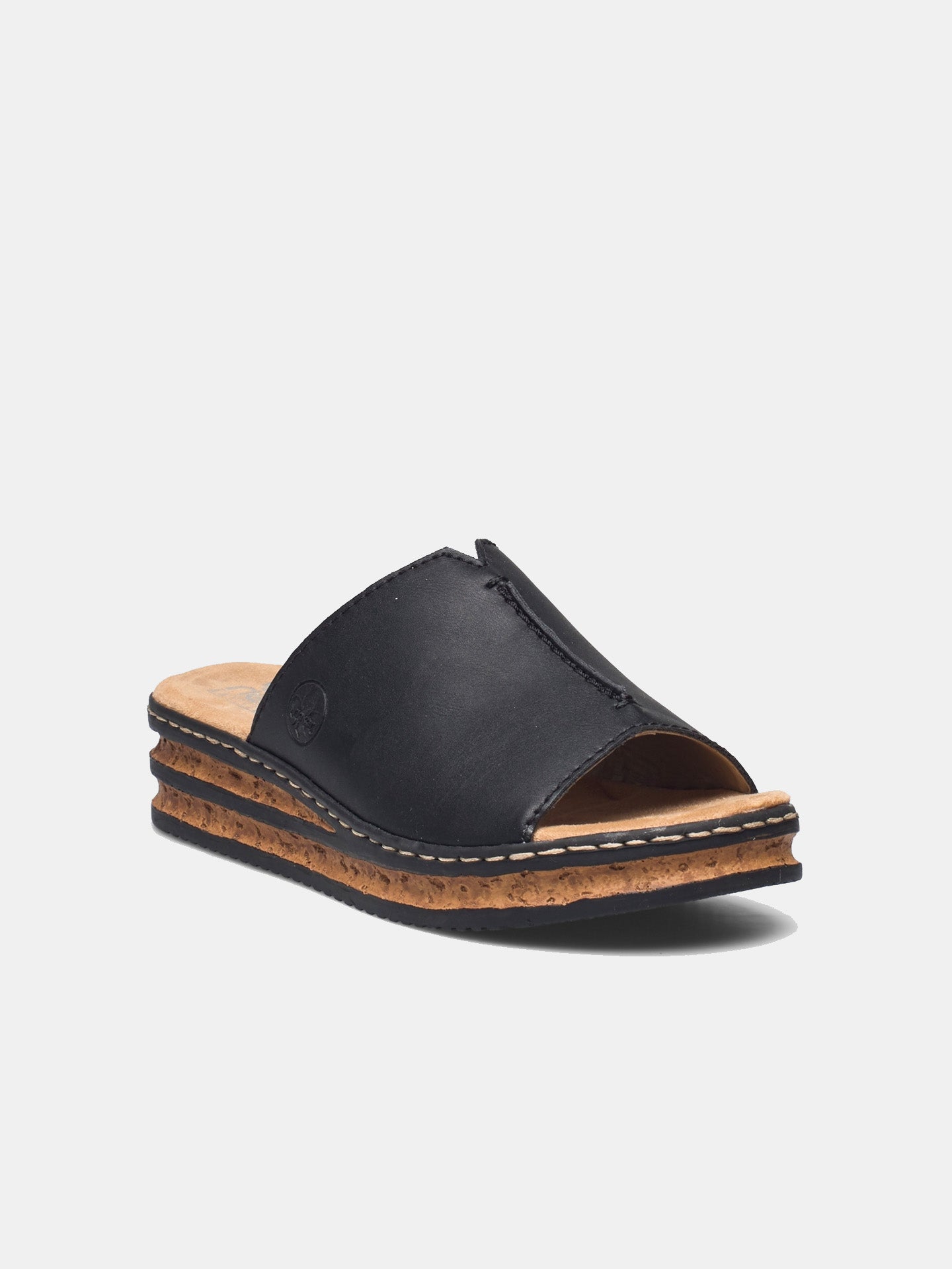 Rieker 629M9 Women's Slider Sandals #color_Black