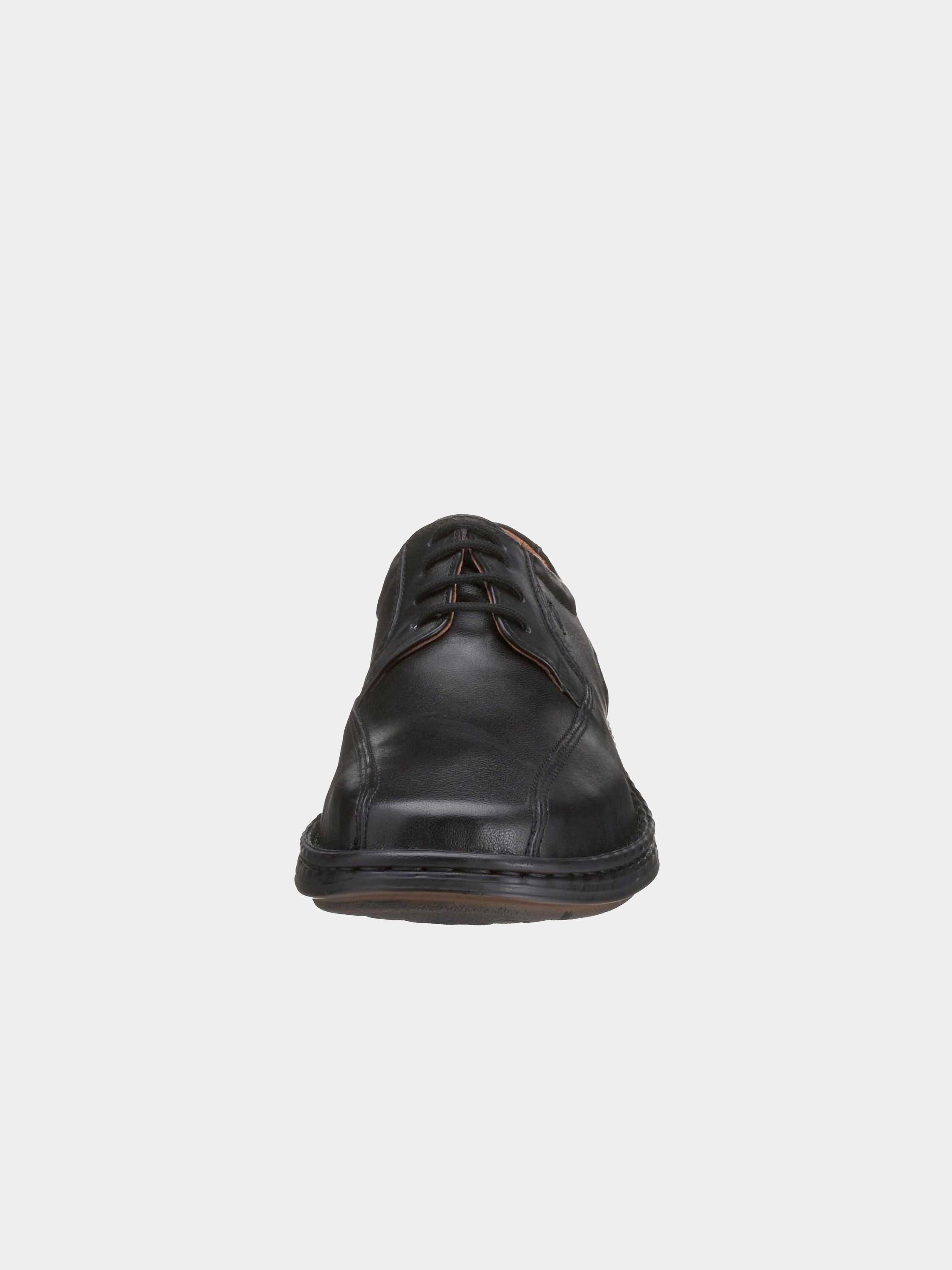 Josef Seibel 38010 Burgess Lace Up Formal Shoes #color_Black