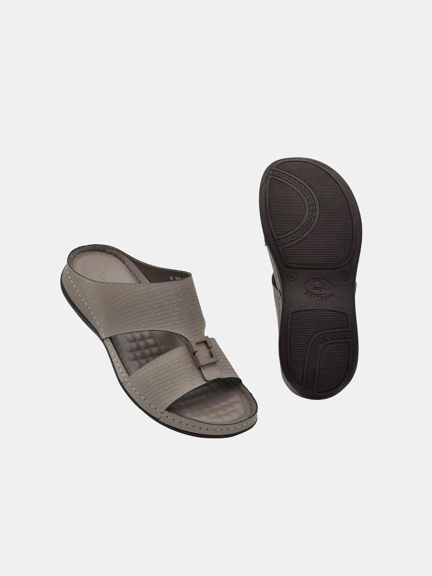 Al Maidan Men's Arabic Sandals #color_Gray