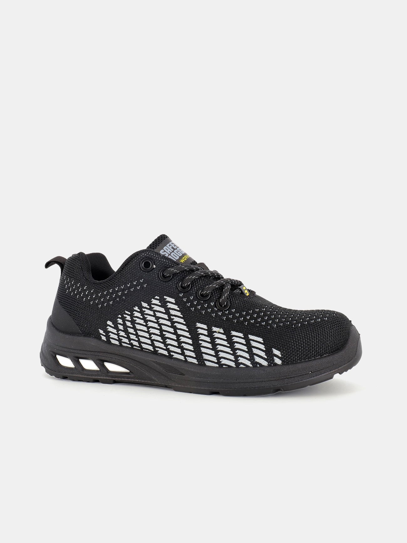 Safety Jogger Men's Fitz S1P ESD SRC Safety Shoes #color_Black
