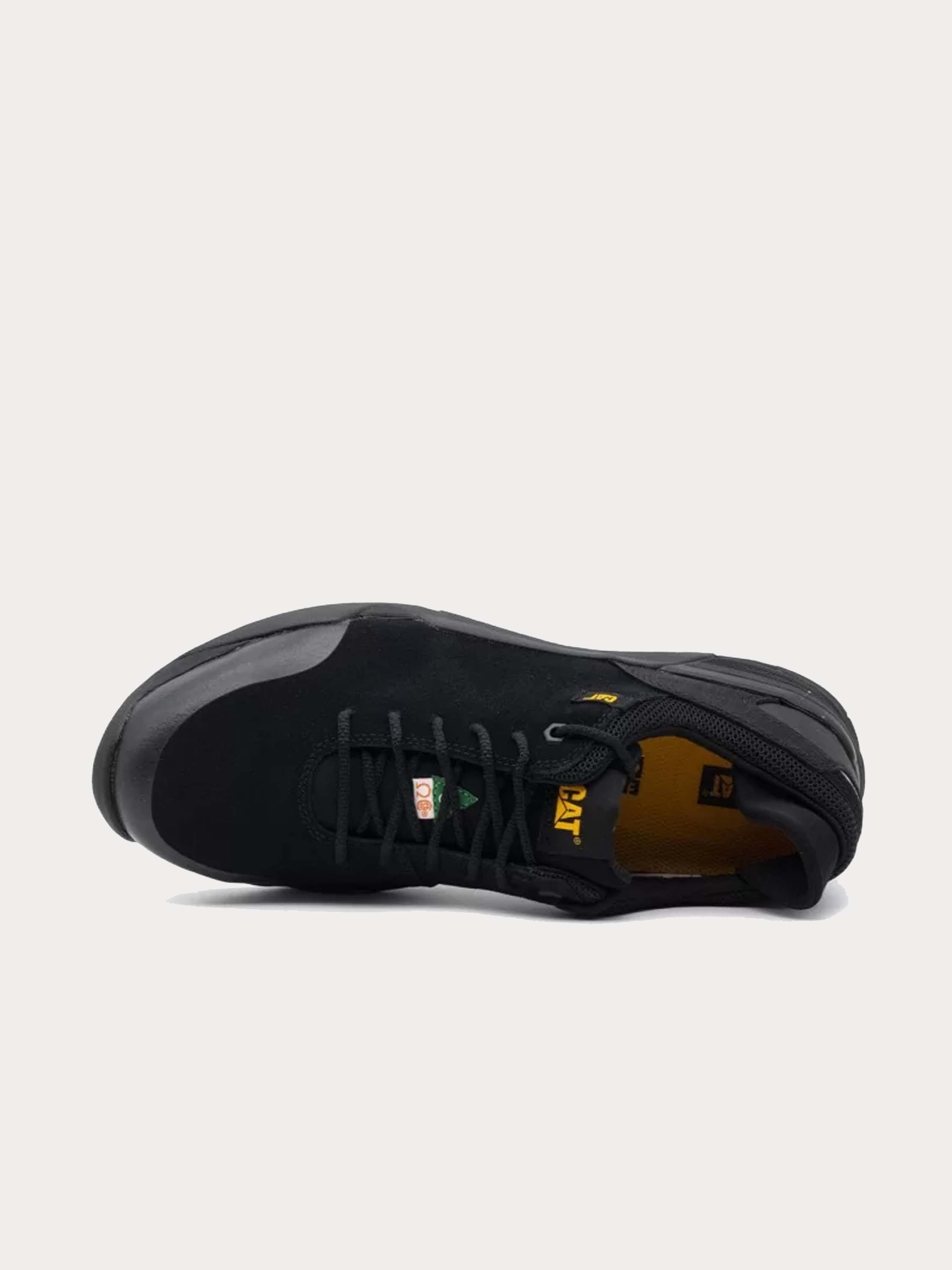 Caterpillar Men's Sprint Suede Alloy Toe CSA Safety Shoe #color_Black