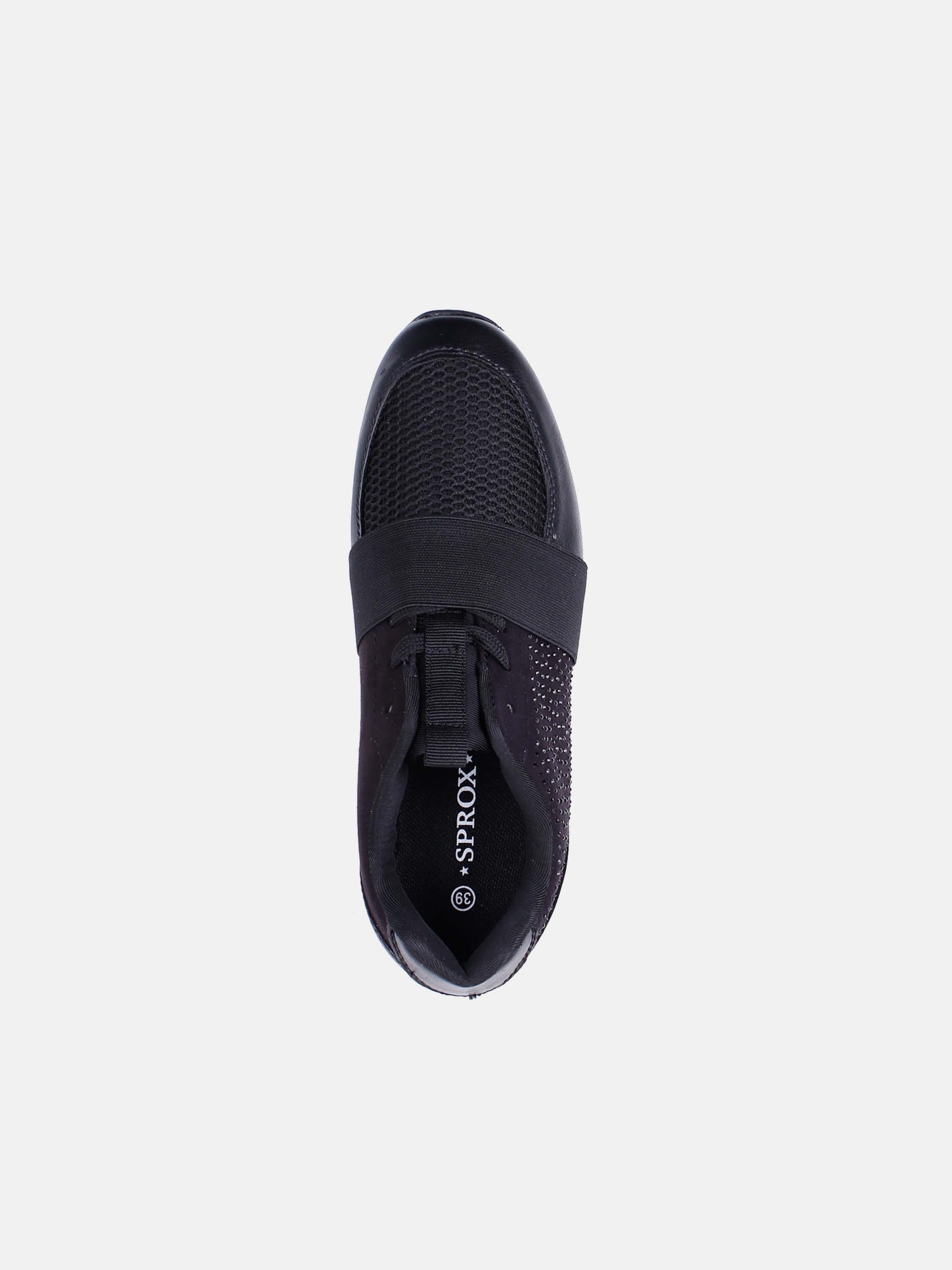 Sprox Women Slip On Shoes #color_Black