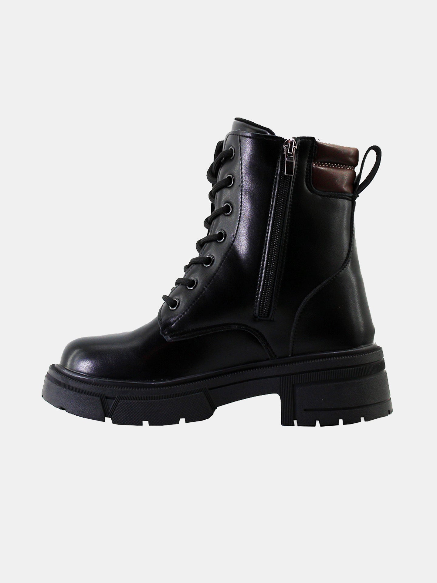 Buletuna CX1019 Women's Casual Boots #color_Black