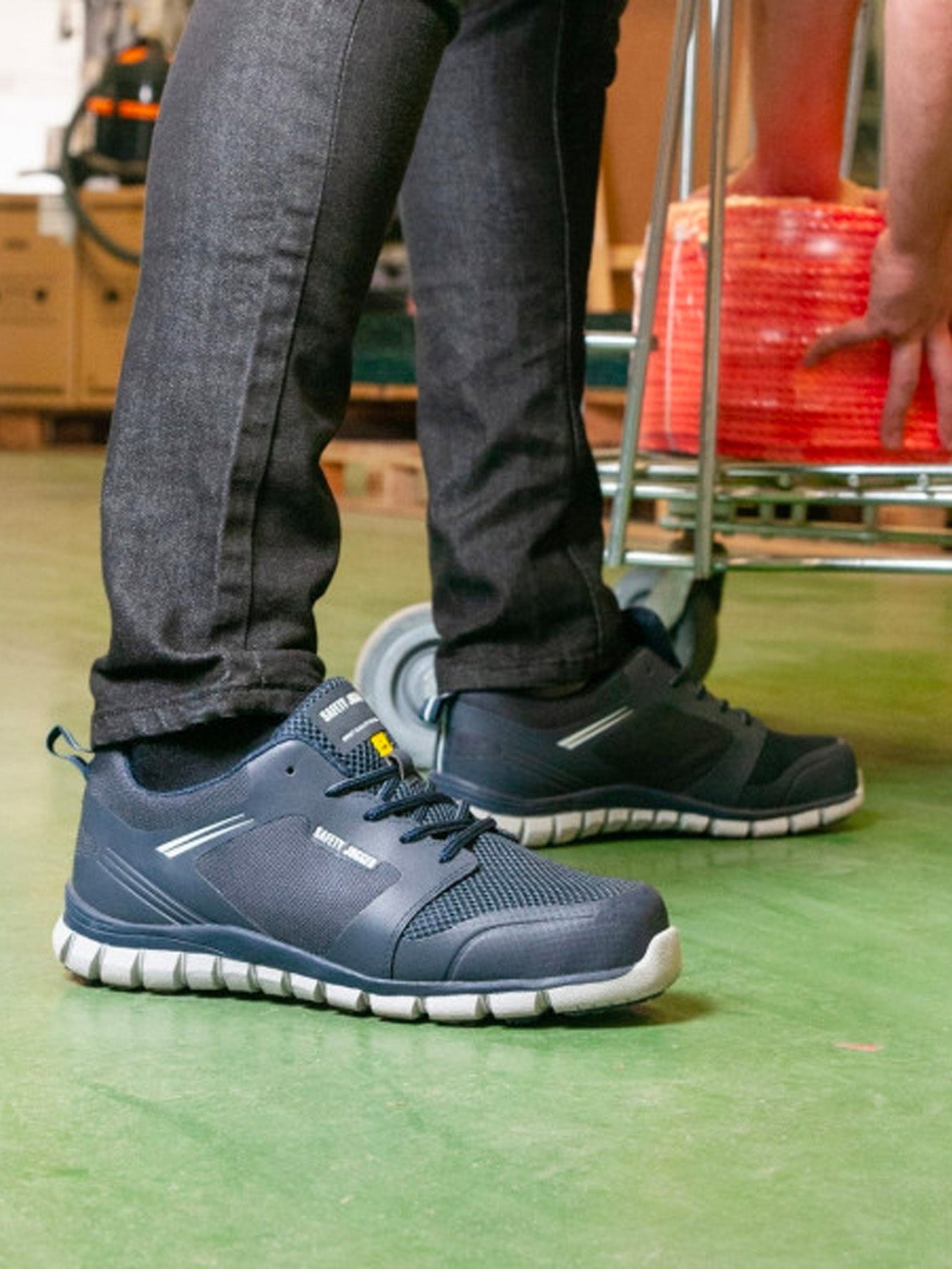 Safety Jogger Men's Ligero S1P ESD SRC CI Shoes #color_Navy