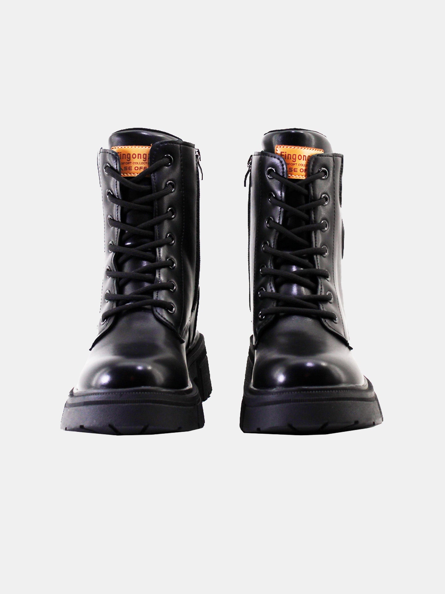 Buletuna CX1019 Women's Casual Boots #color_Black