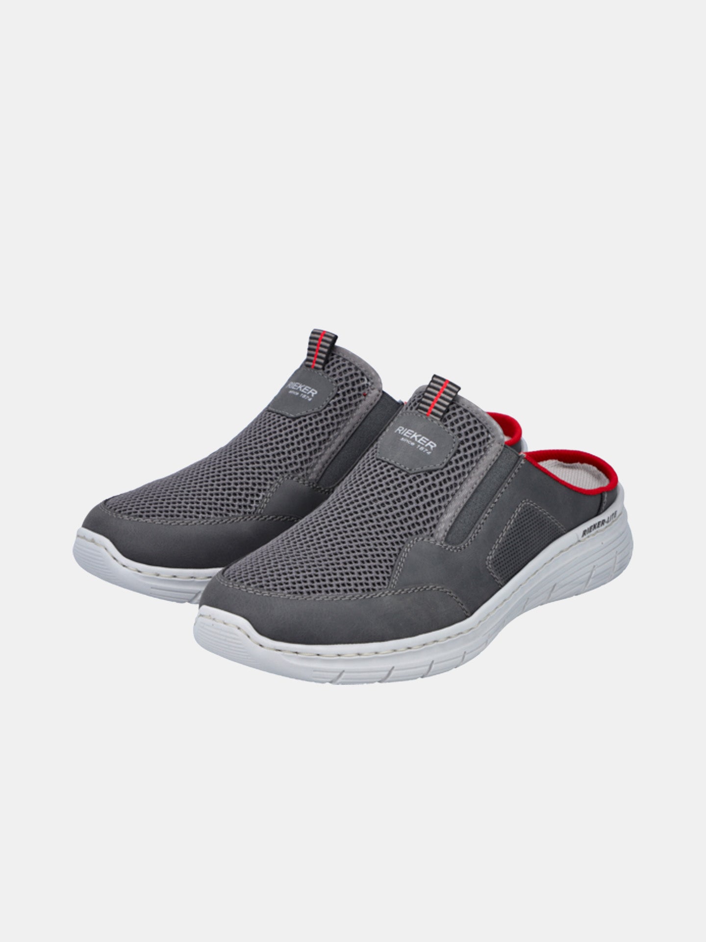 Rieker 13195 Men's Mules #color_Gray