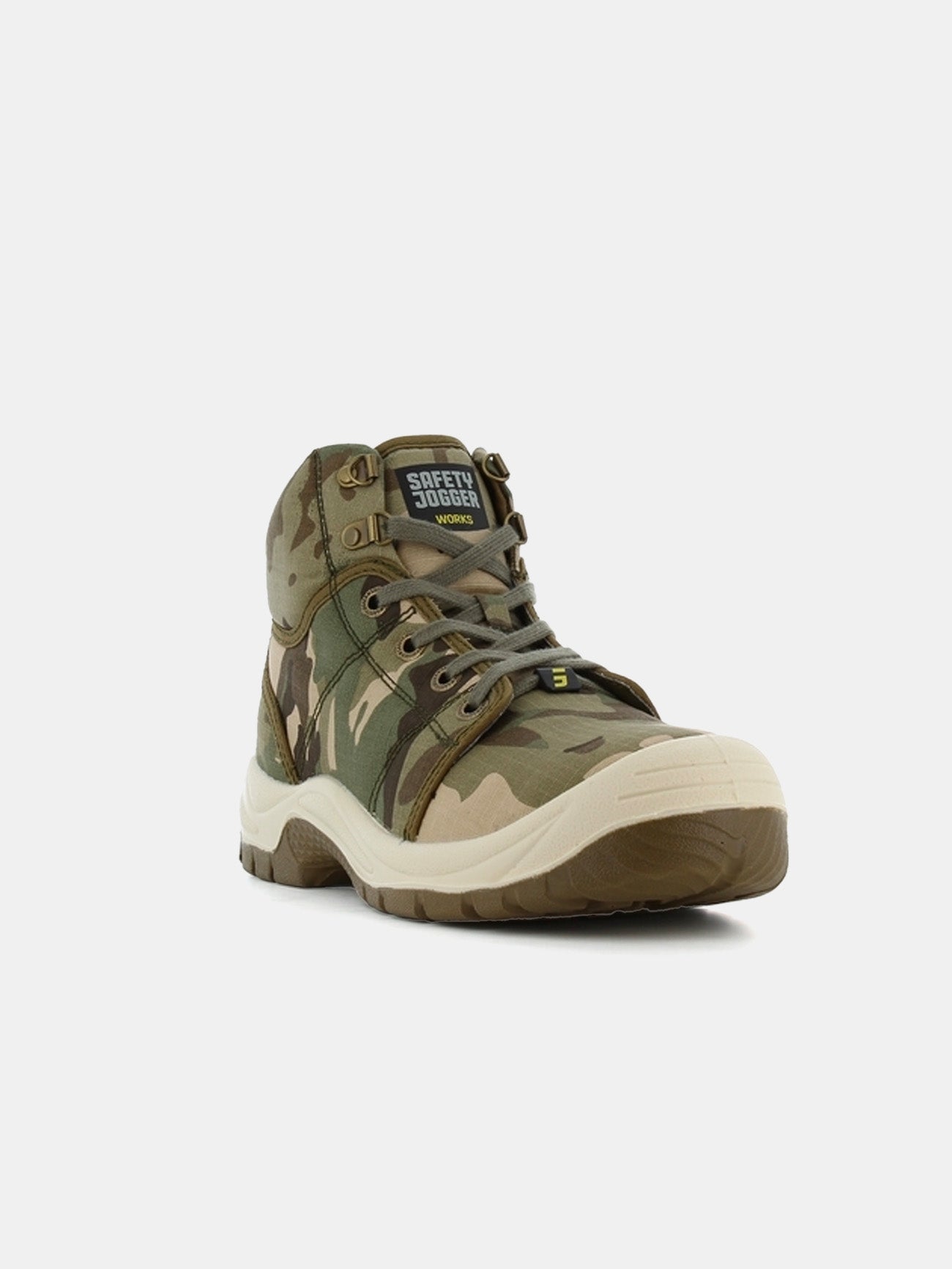 Safety Jogger Desert S1P SRC Boots #color_Green