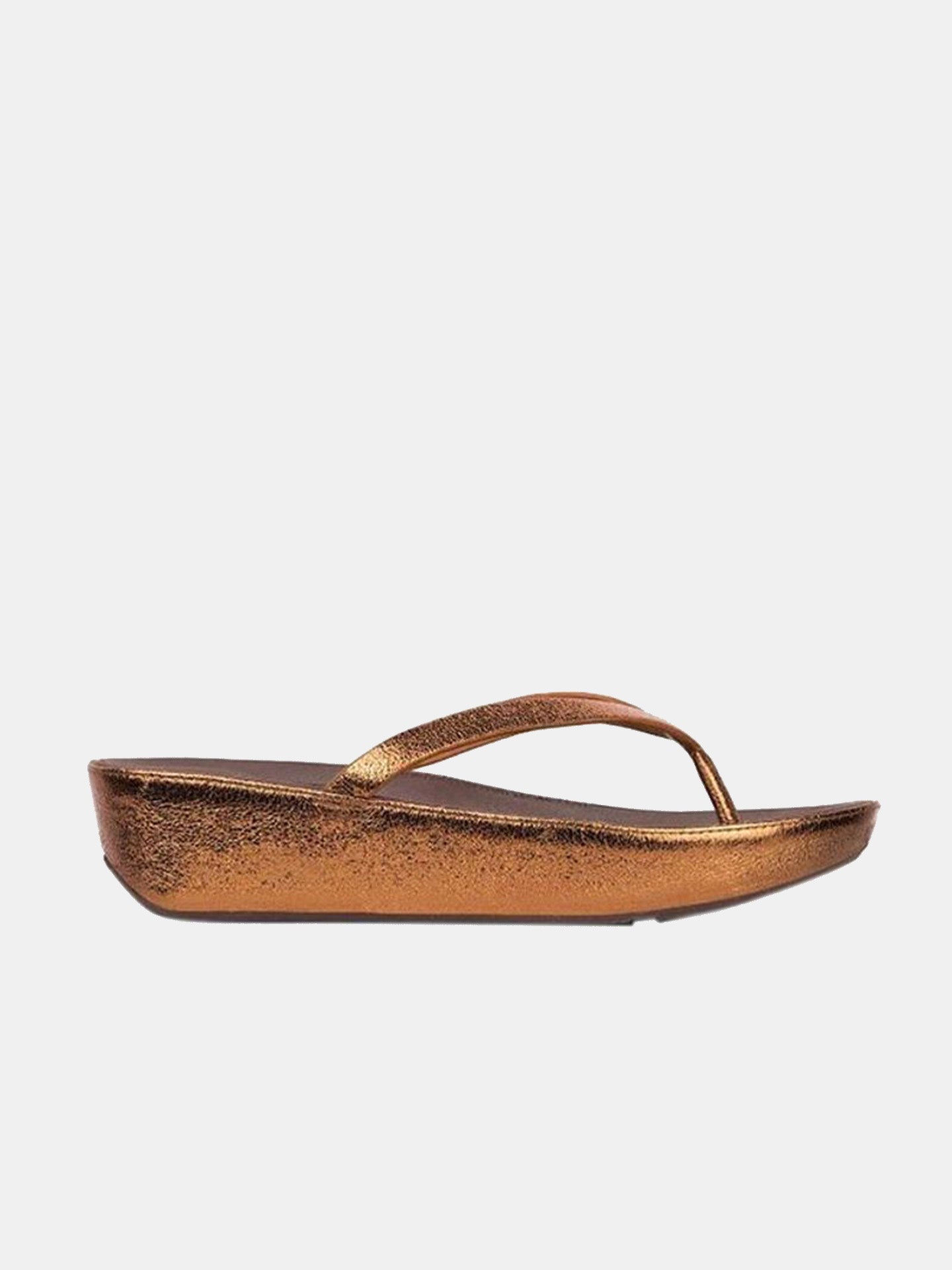 Fitflop Women's Linny Faux Leather Toe-Post Sandals #color_Brown