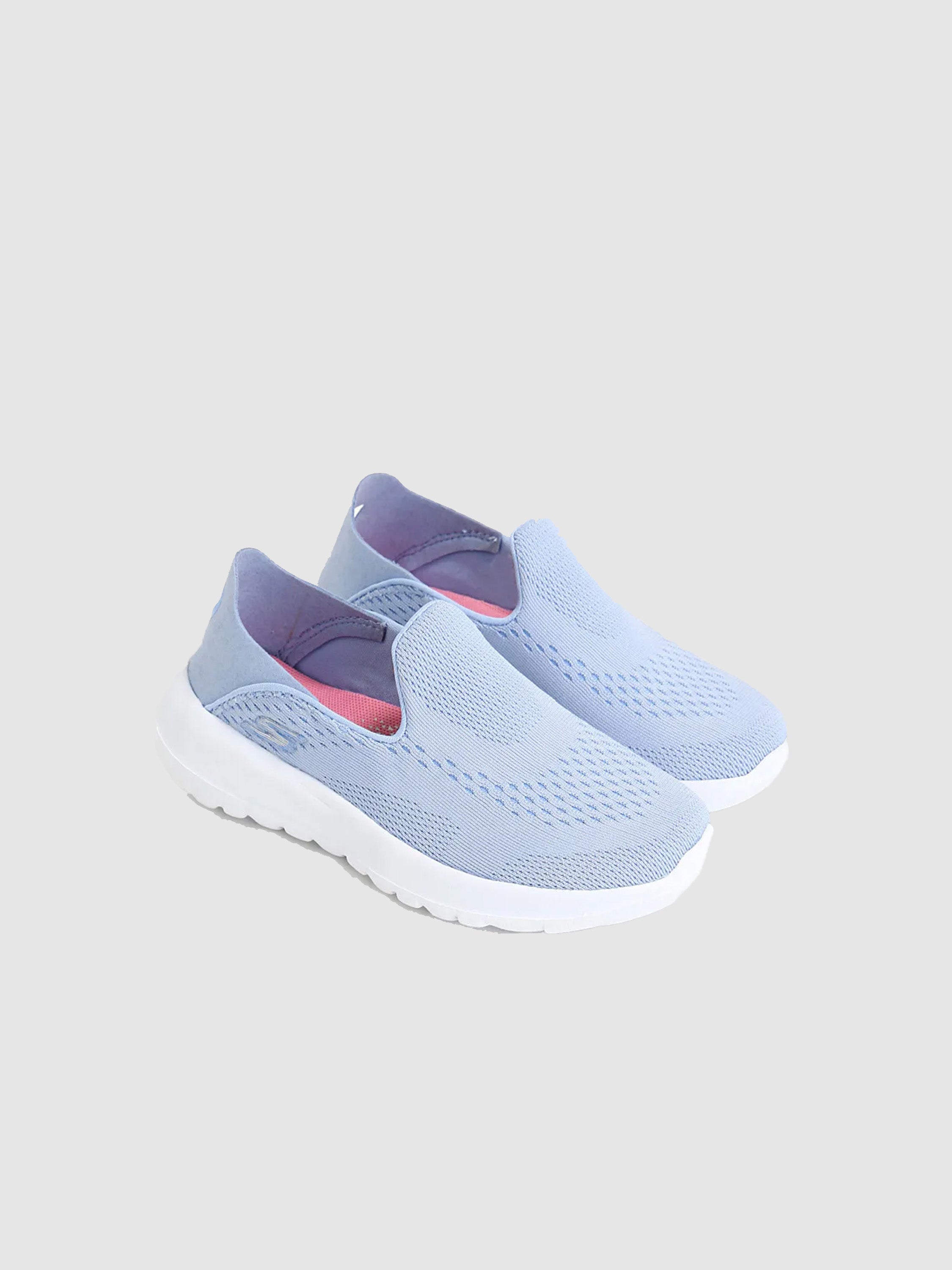 Skechers Girls GOwalk Joy Trainers #color_Light Blue