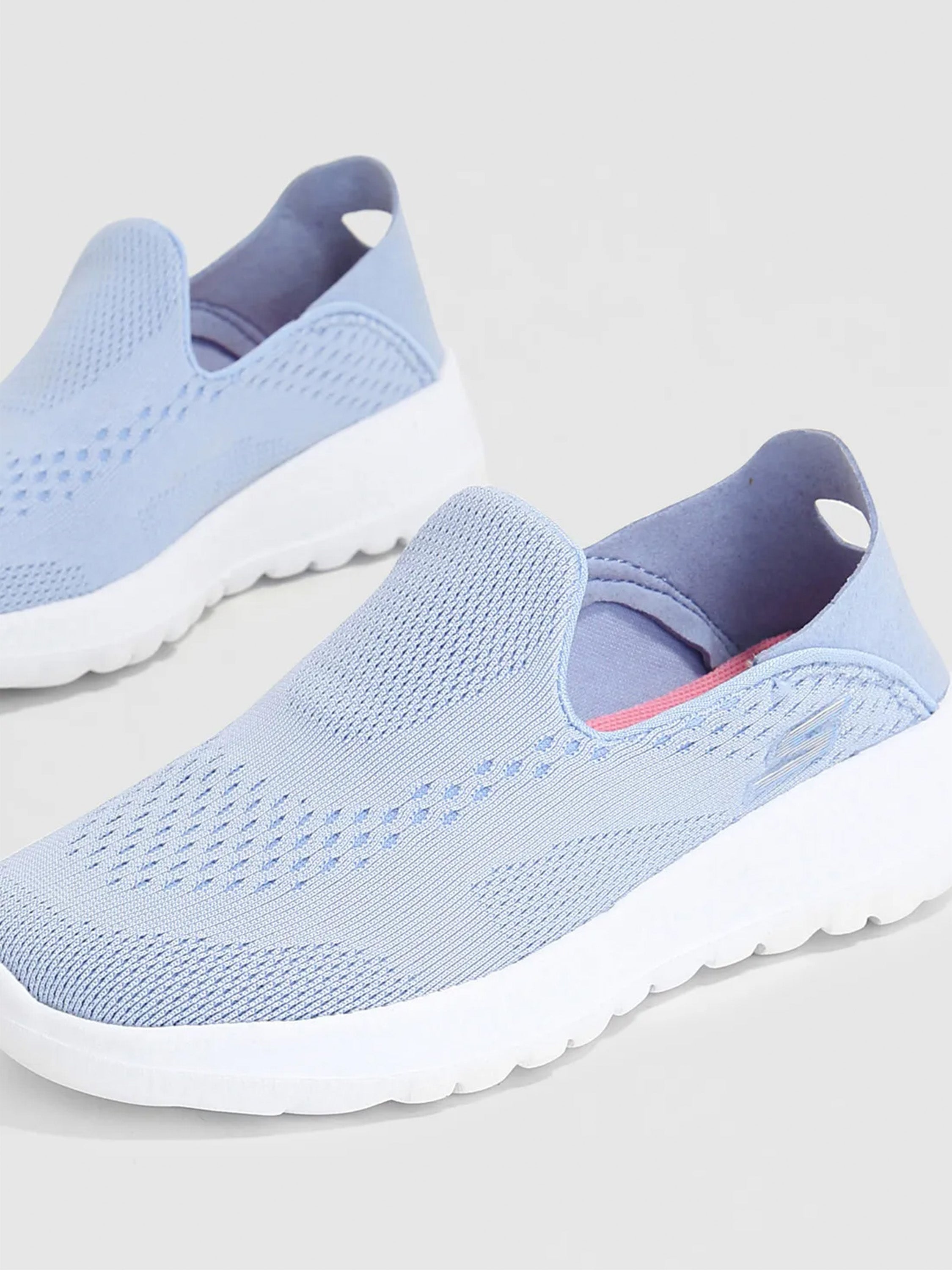 Skechers Girls GOwalk Joy Trainers #color_Light Blue