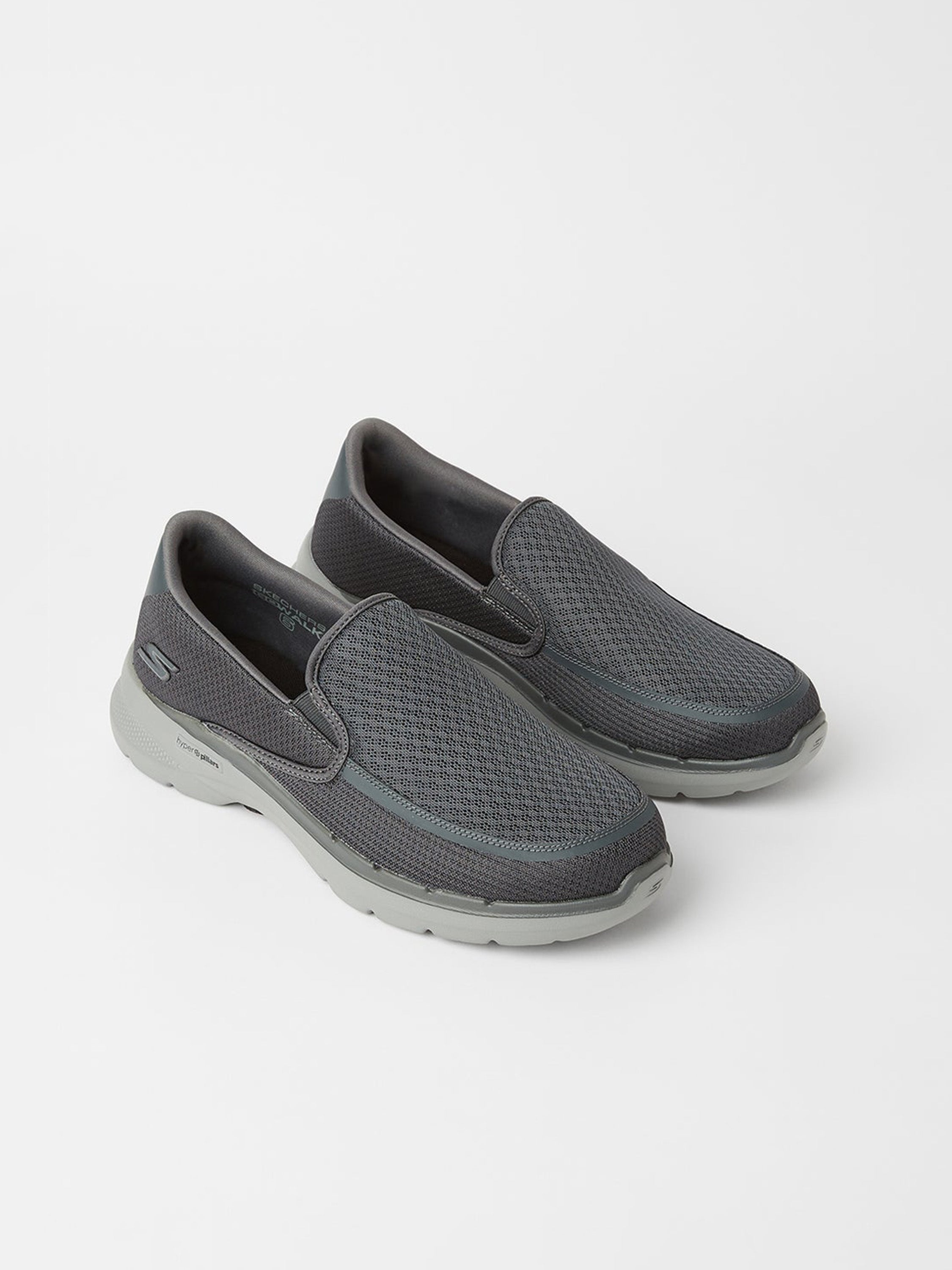 Skechers Men's GOwalk 6 - Orva Trainers #color_Gray