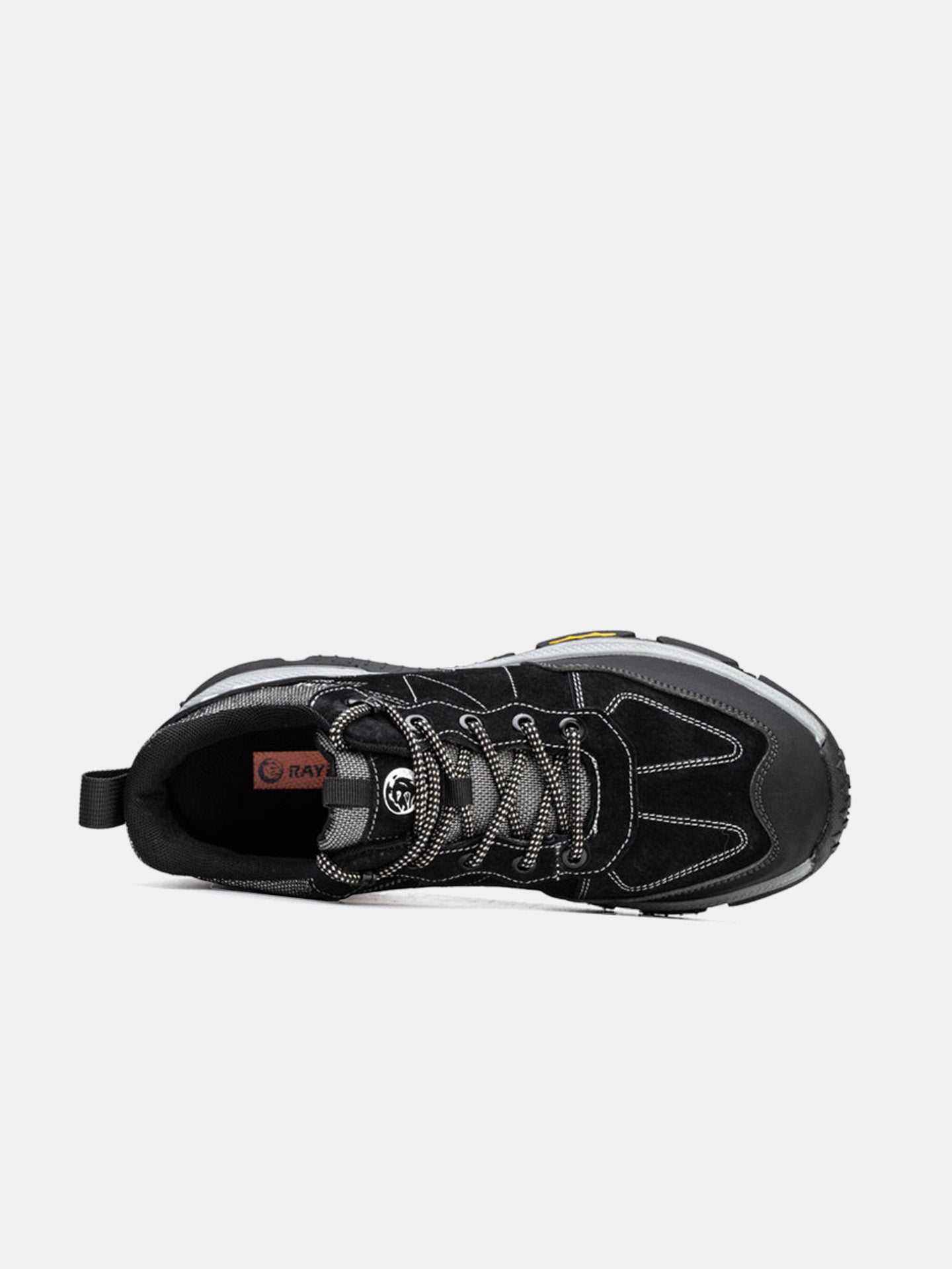 Raydlinx Men's Mountain Hiking Walking Shoes #color_Black