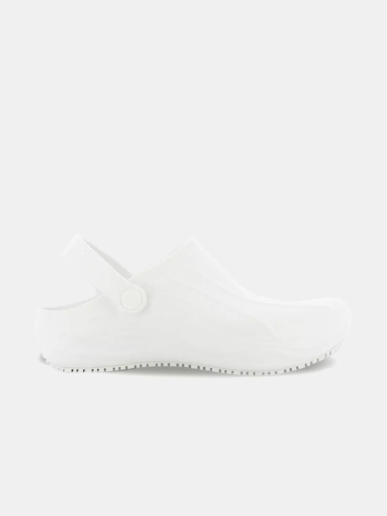 Safety Jogger Men's Smooth Clogs #color_White