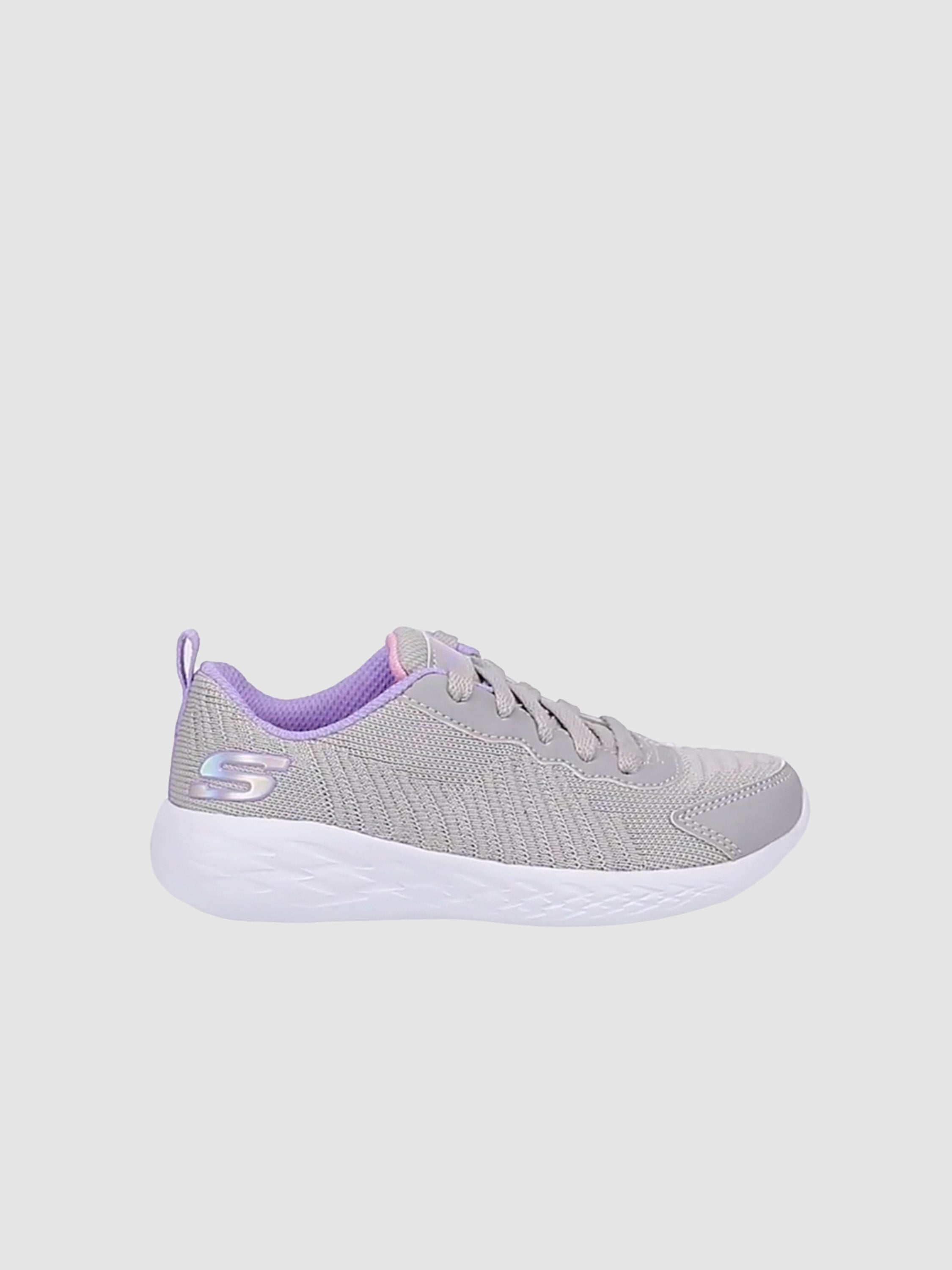 Skechers Girls Go Run 600 Trainers #color_Gray