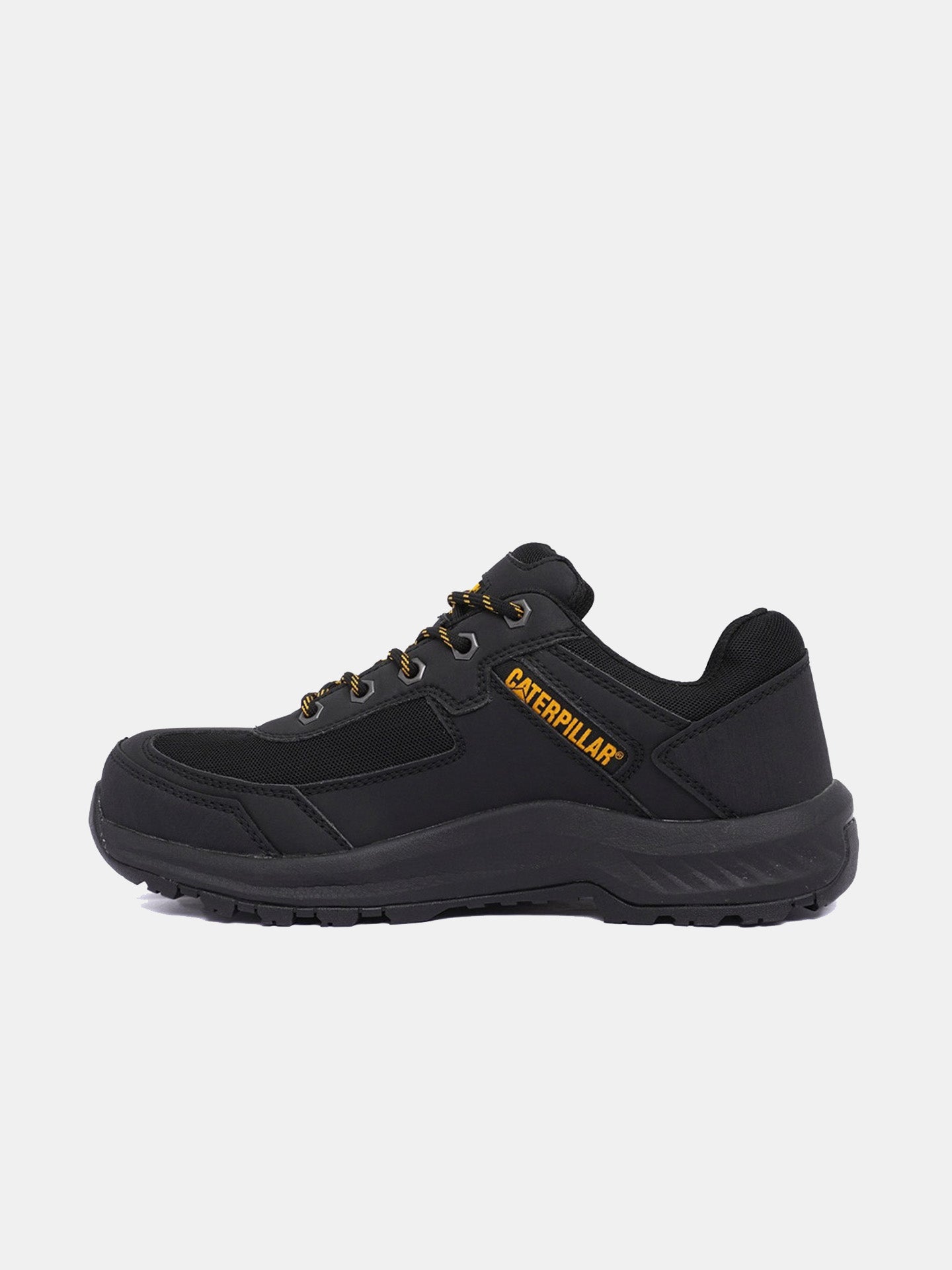 Caterpillar Men Elmore Steel Toe S1P HRO SRC Work Shoe #color_Black