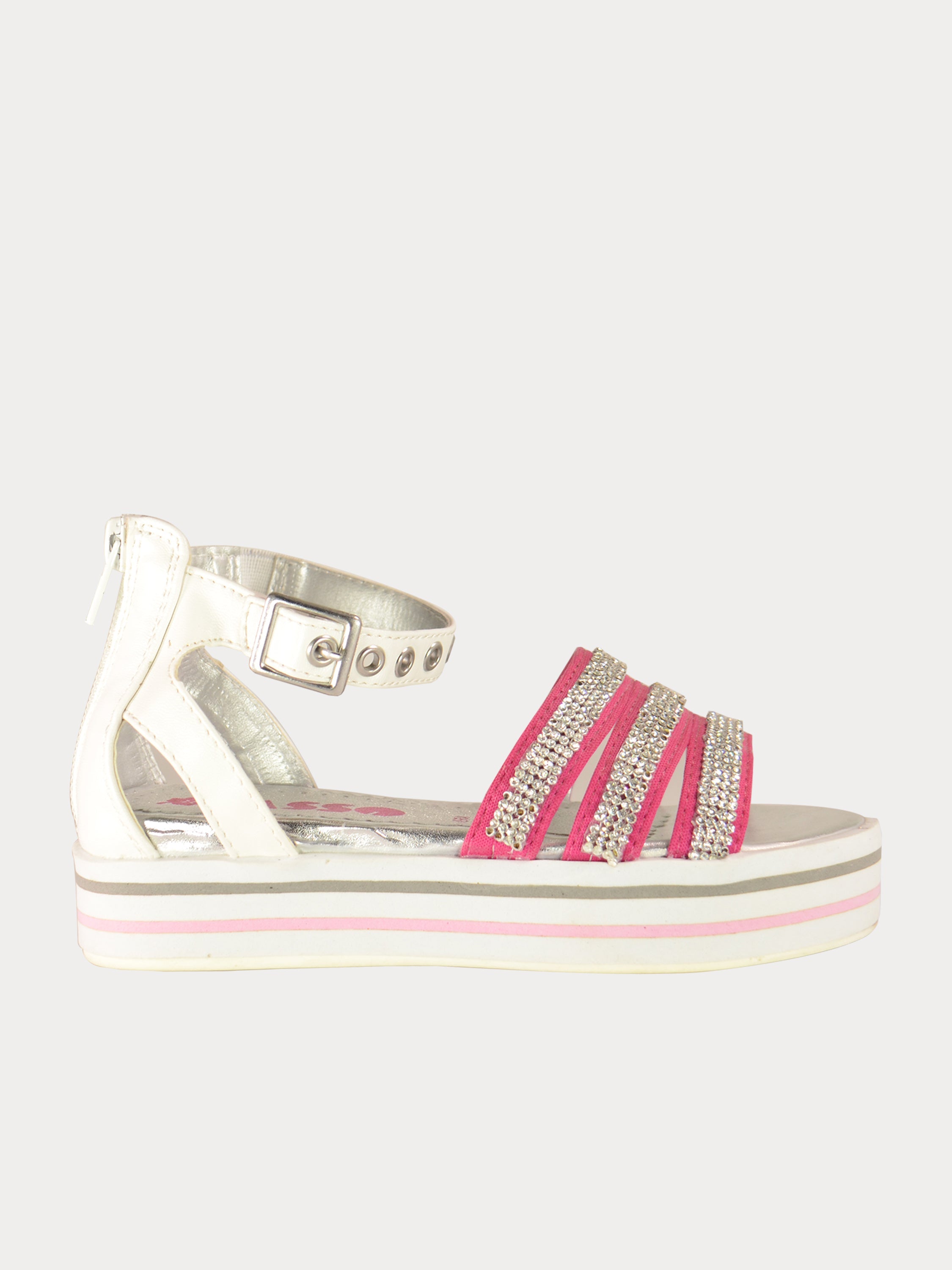 Asso Girls Gladiator Sandals #color_Pink