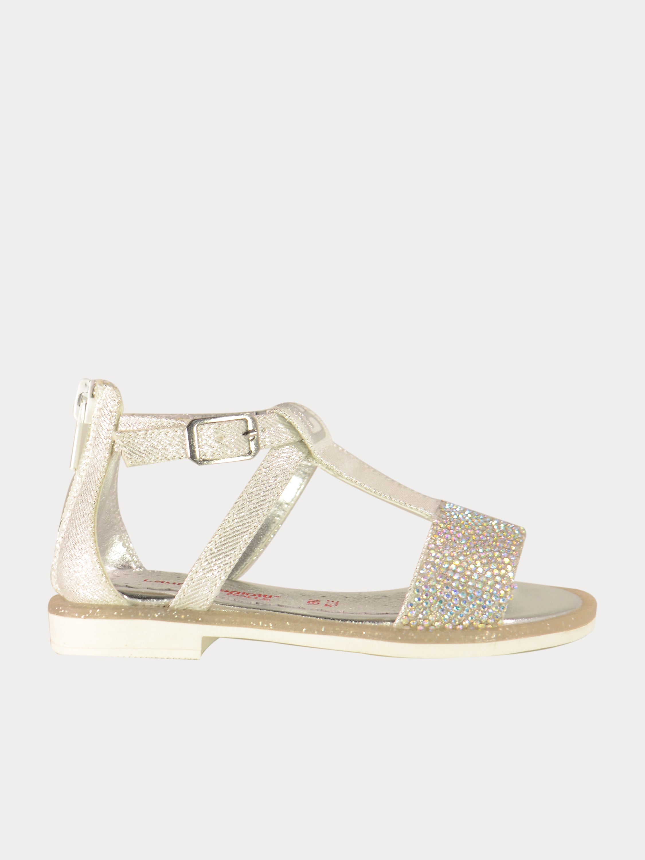 Asso Girls Gladiator Sandals #color_White