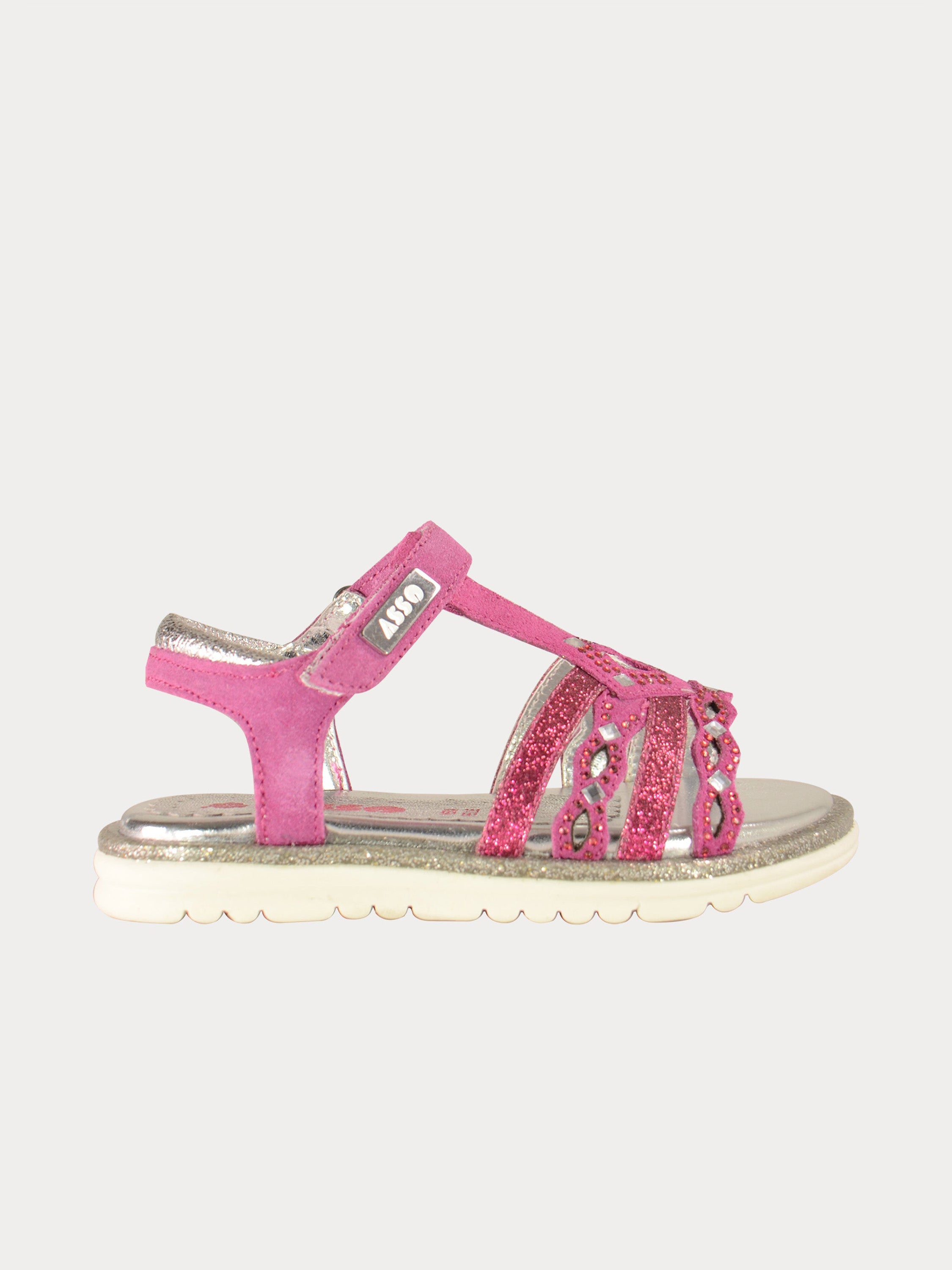 Asso Girls Back Strap Sandals #color_Pink