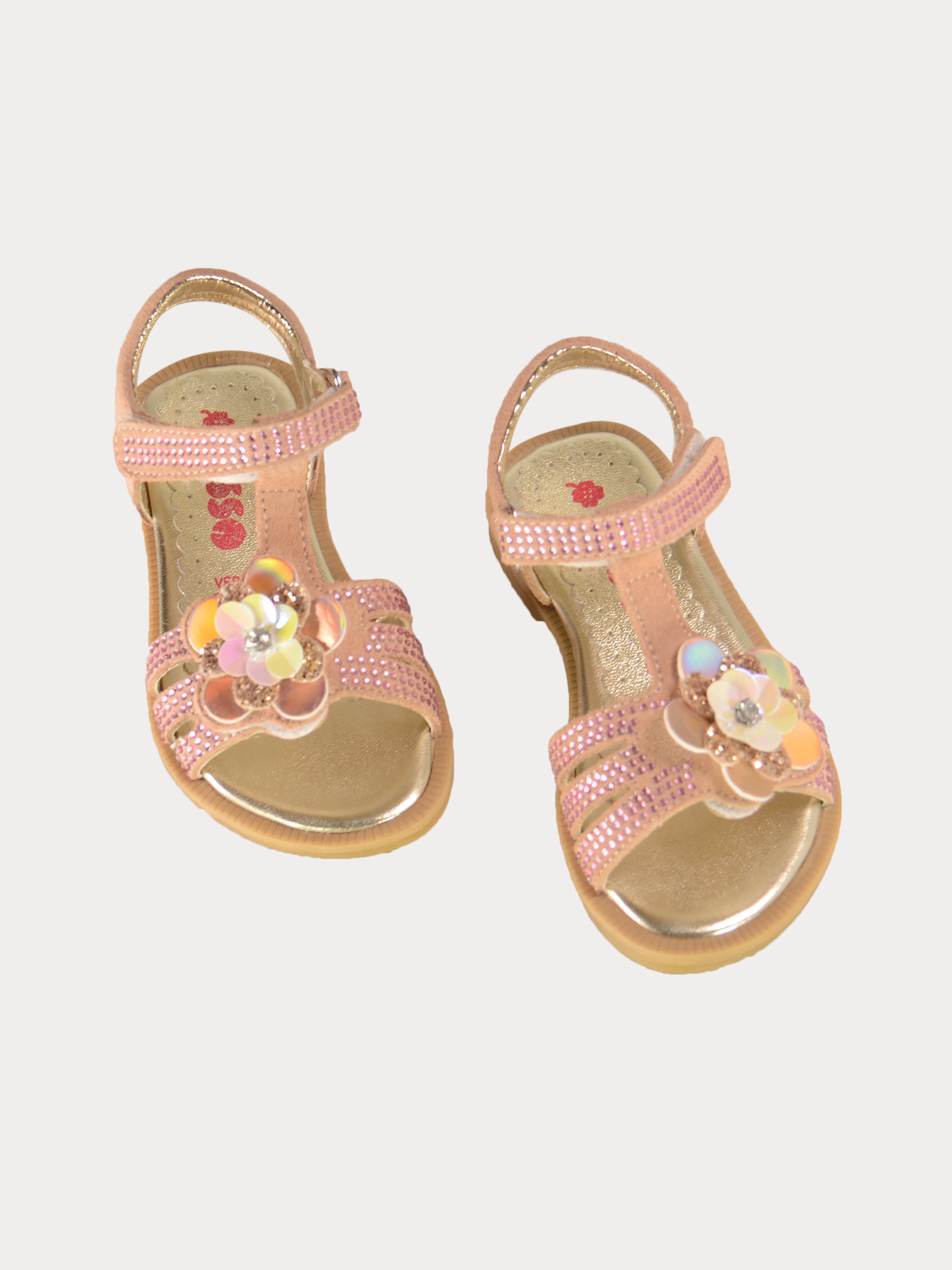 Asso Girls Back Strap Sandals #color_Pink