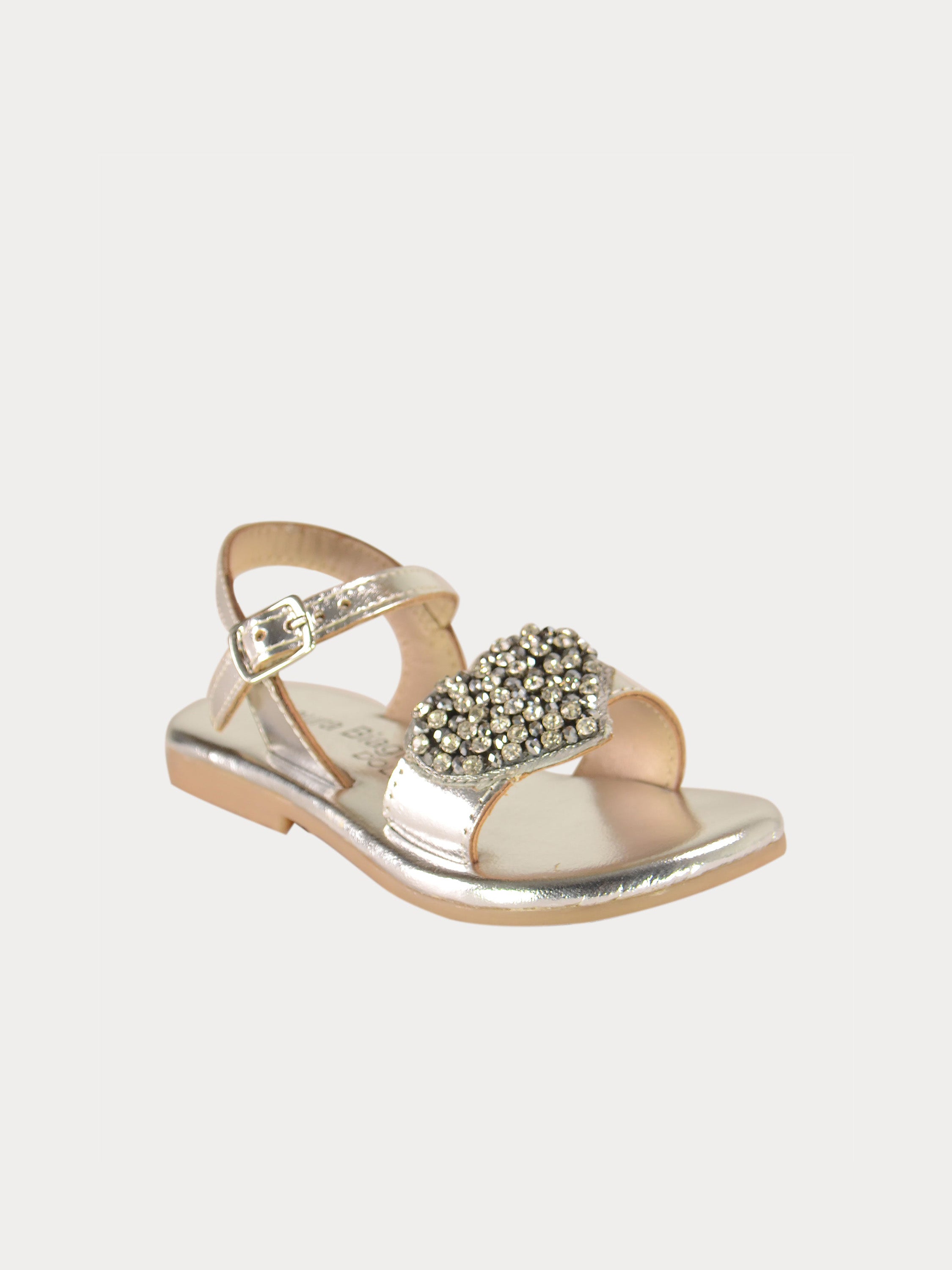 Asso Girls Back Strap Sandals #color_Silver