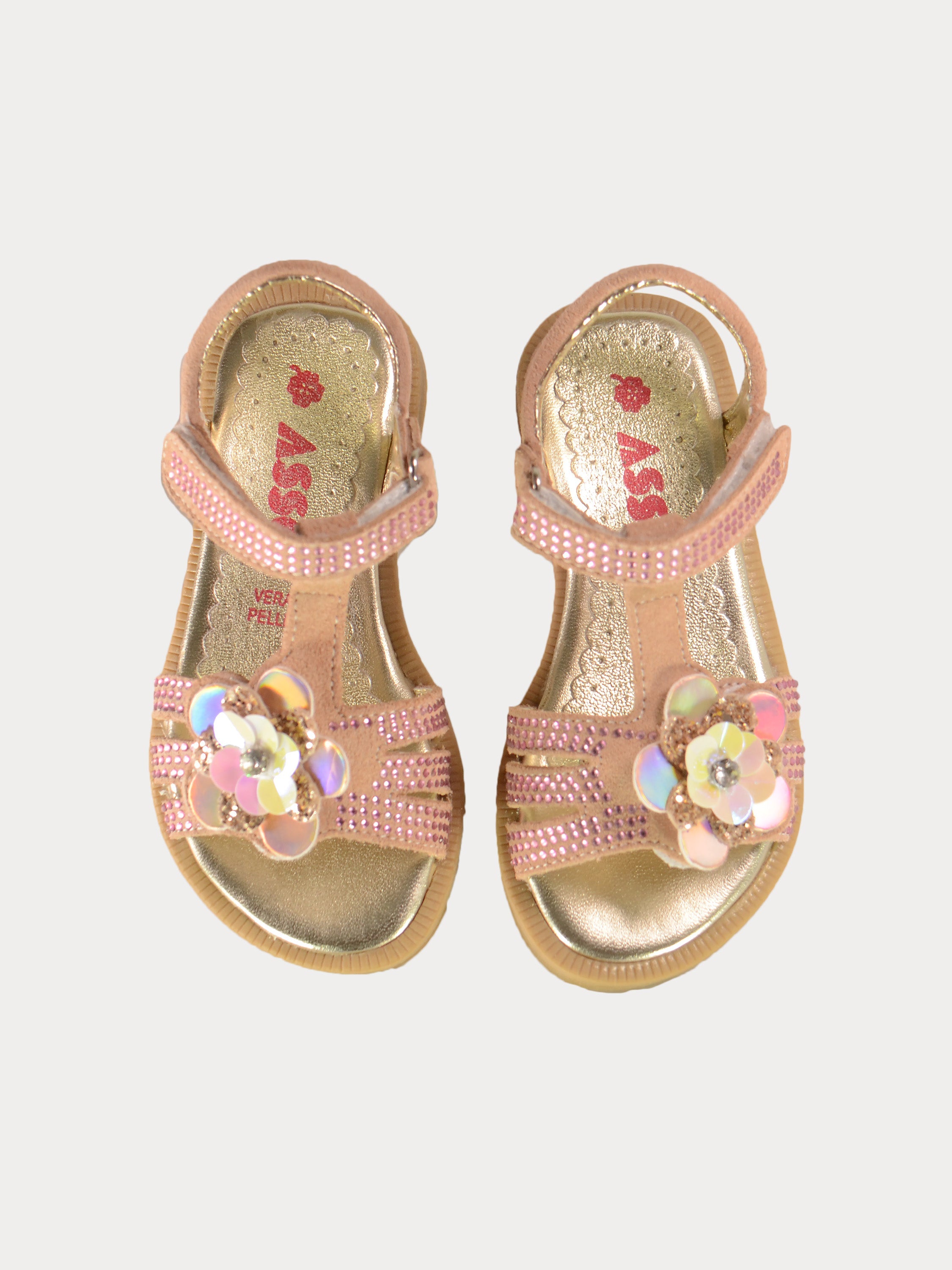 Asso Girls Back Strap Sandals #color_Pink