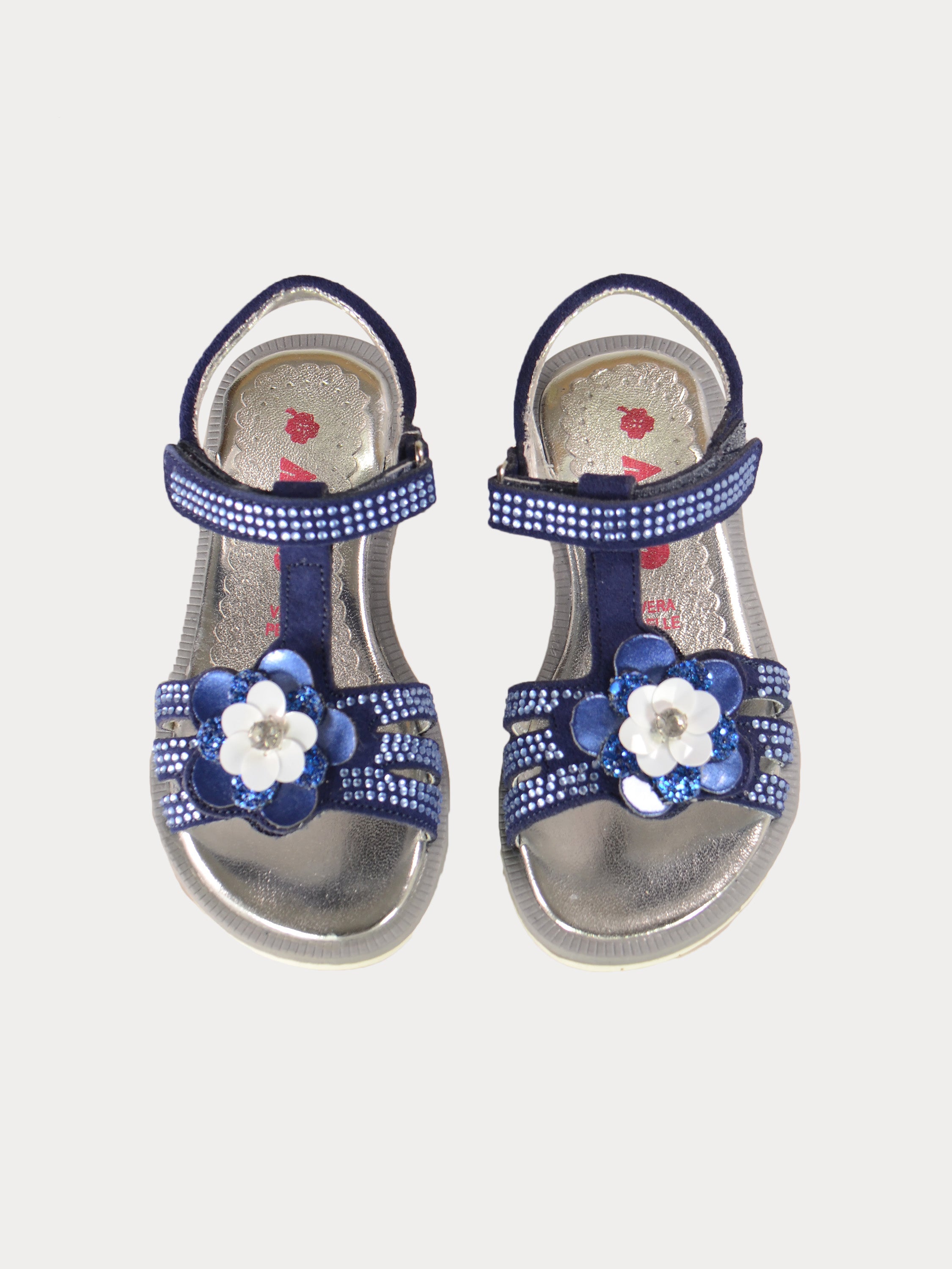 Asso Girls Back Strap Sandals #color_Blue