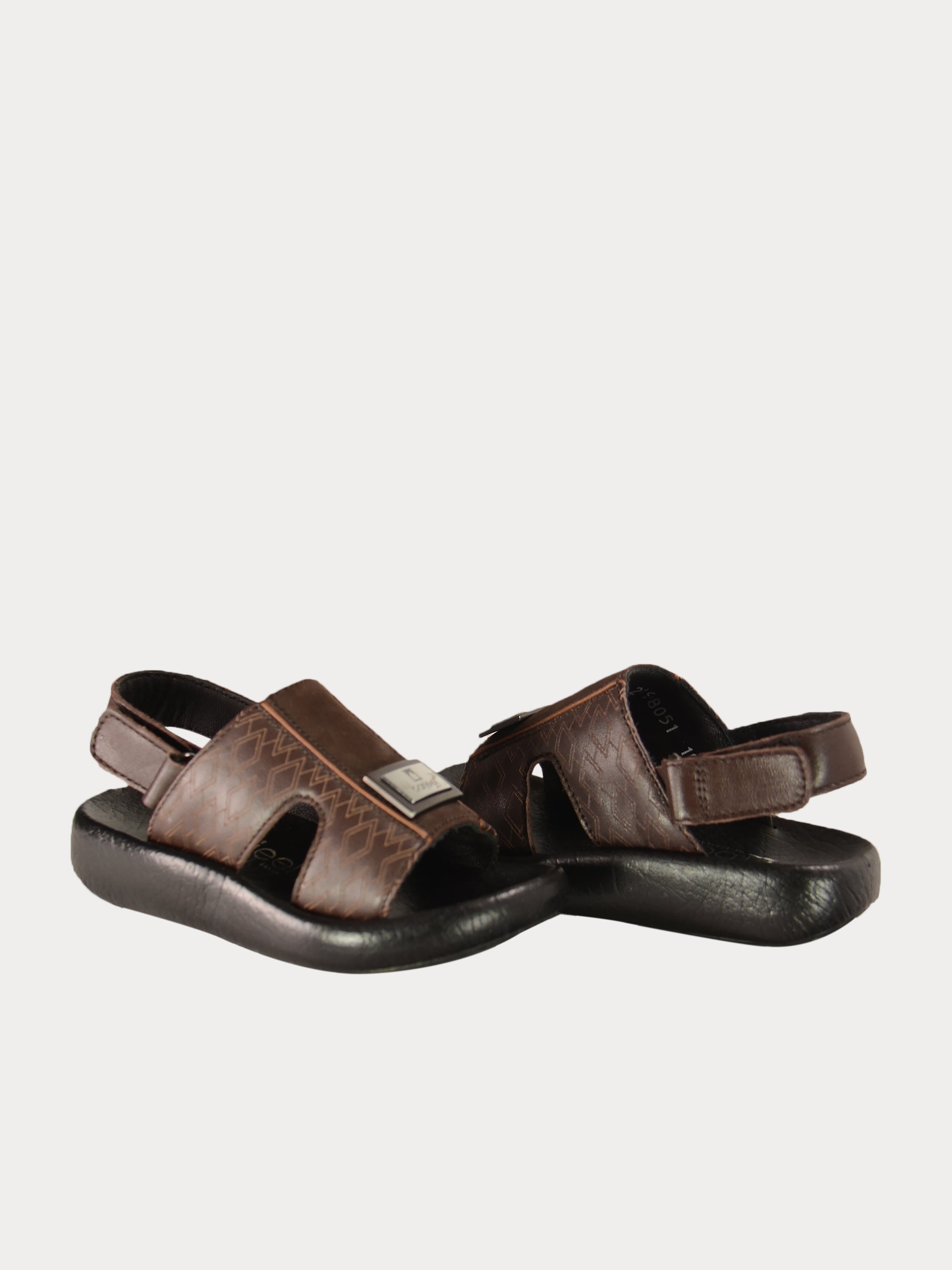 Barjeel Uno 2980510 Boys Diam Arabic Sandals #color_Brown