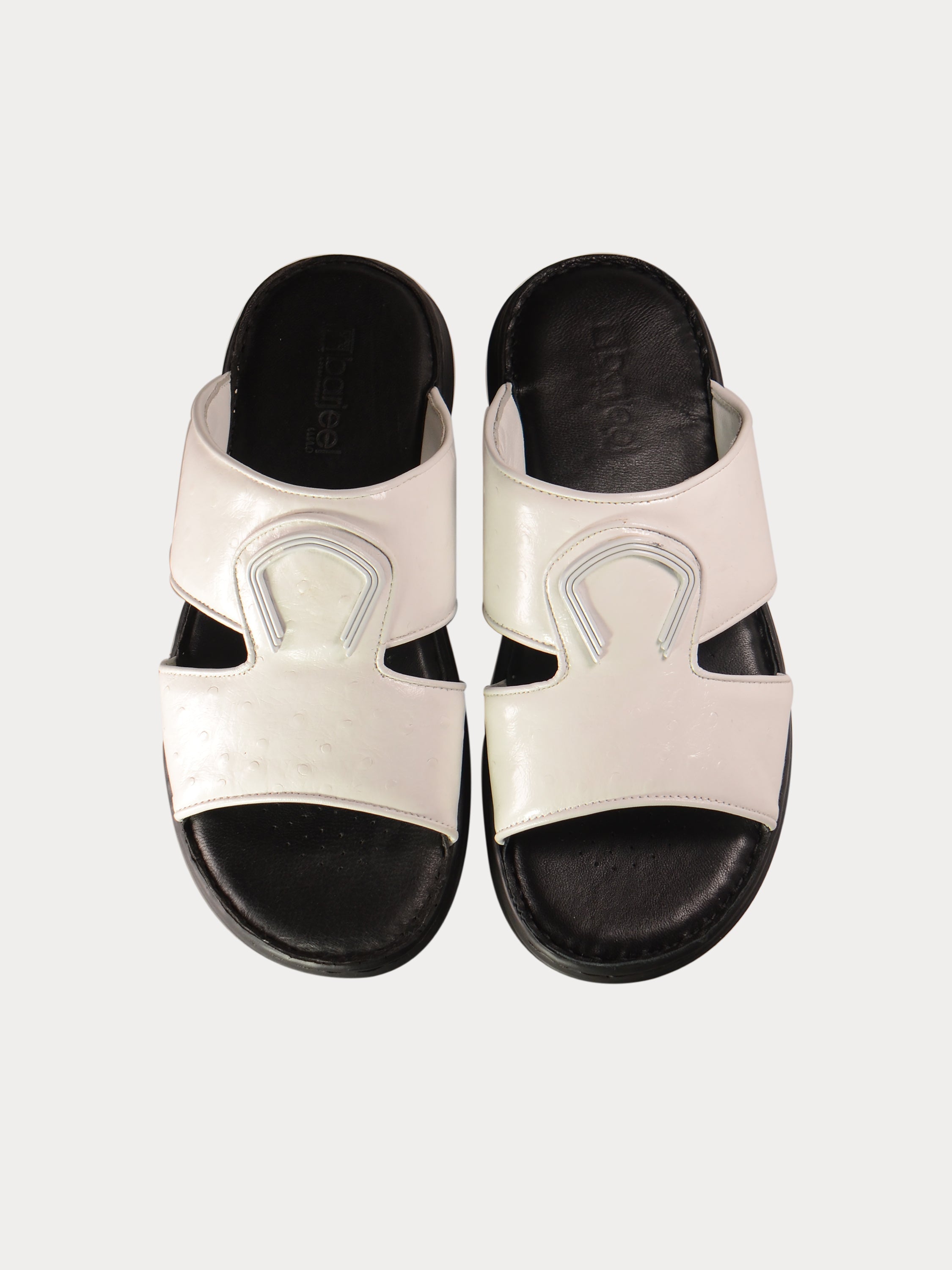Barjeel Uno 02141026 Dot Arabic Sandals #color_White