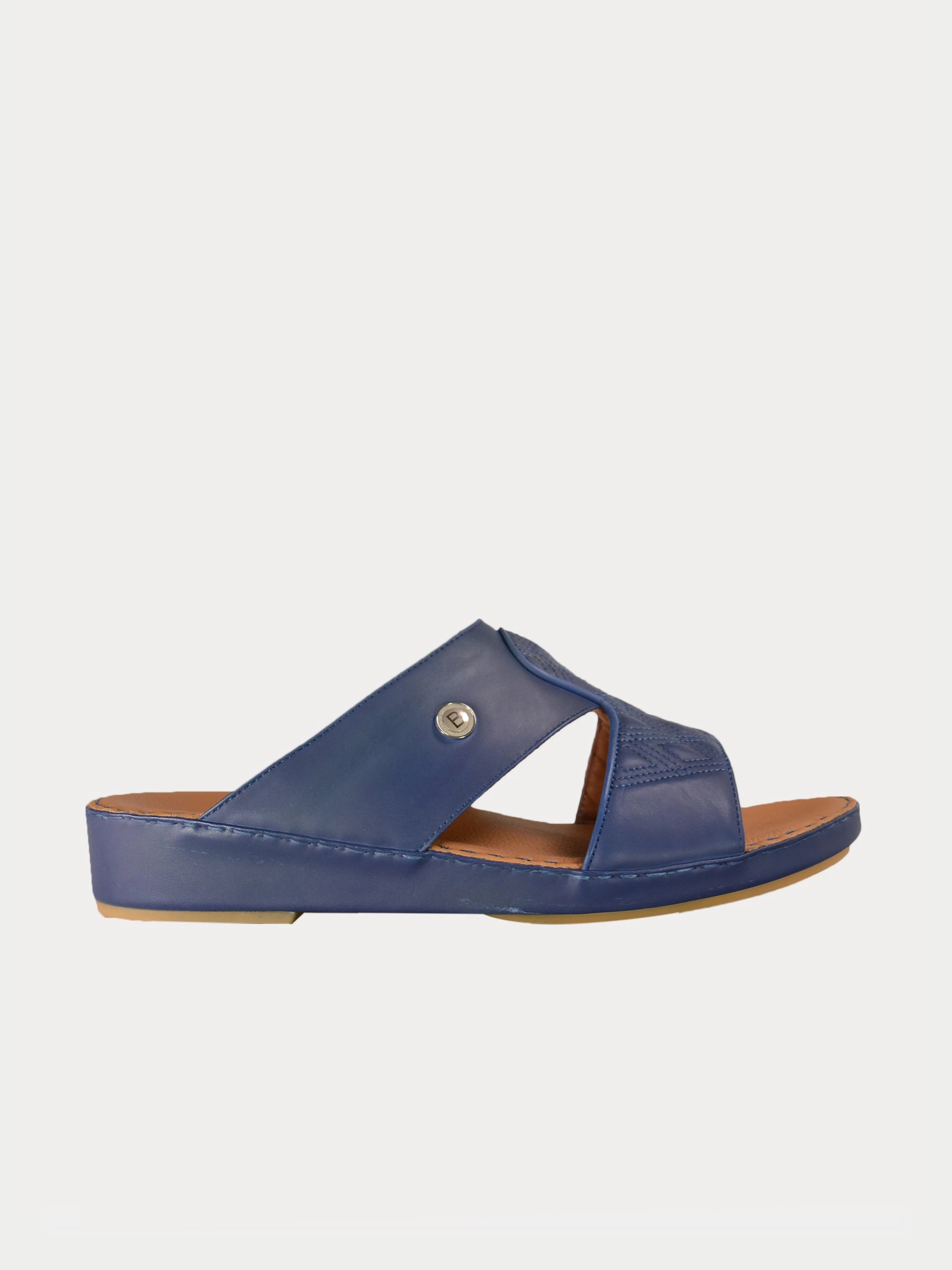 Barjeel Uno 021143 Diamer Men's Arabic Sandals #color_Navy