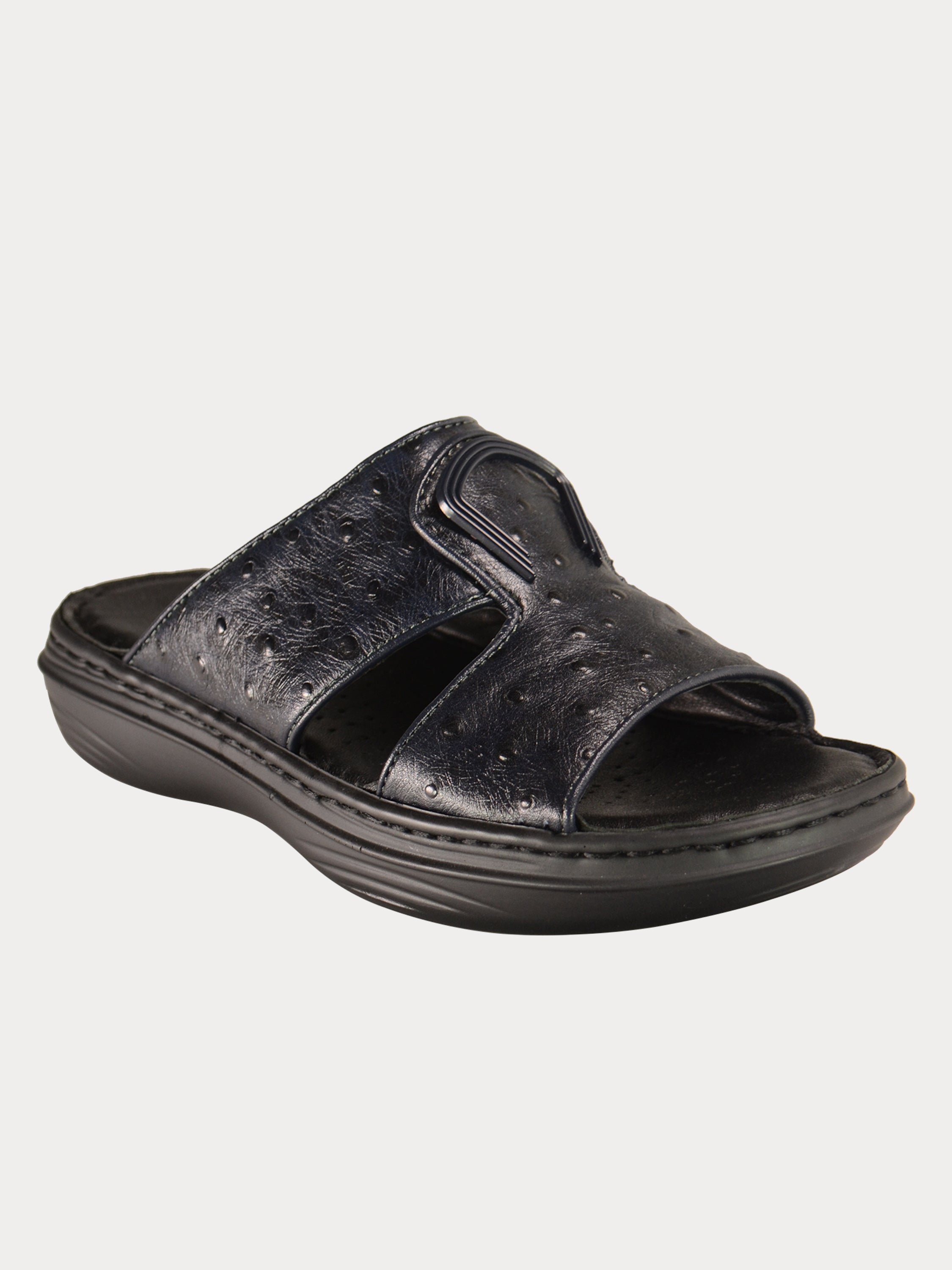Barjeel Uno 02141026 Dot Arabic Sandals #color_Navy