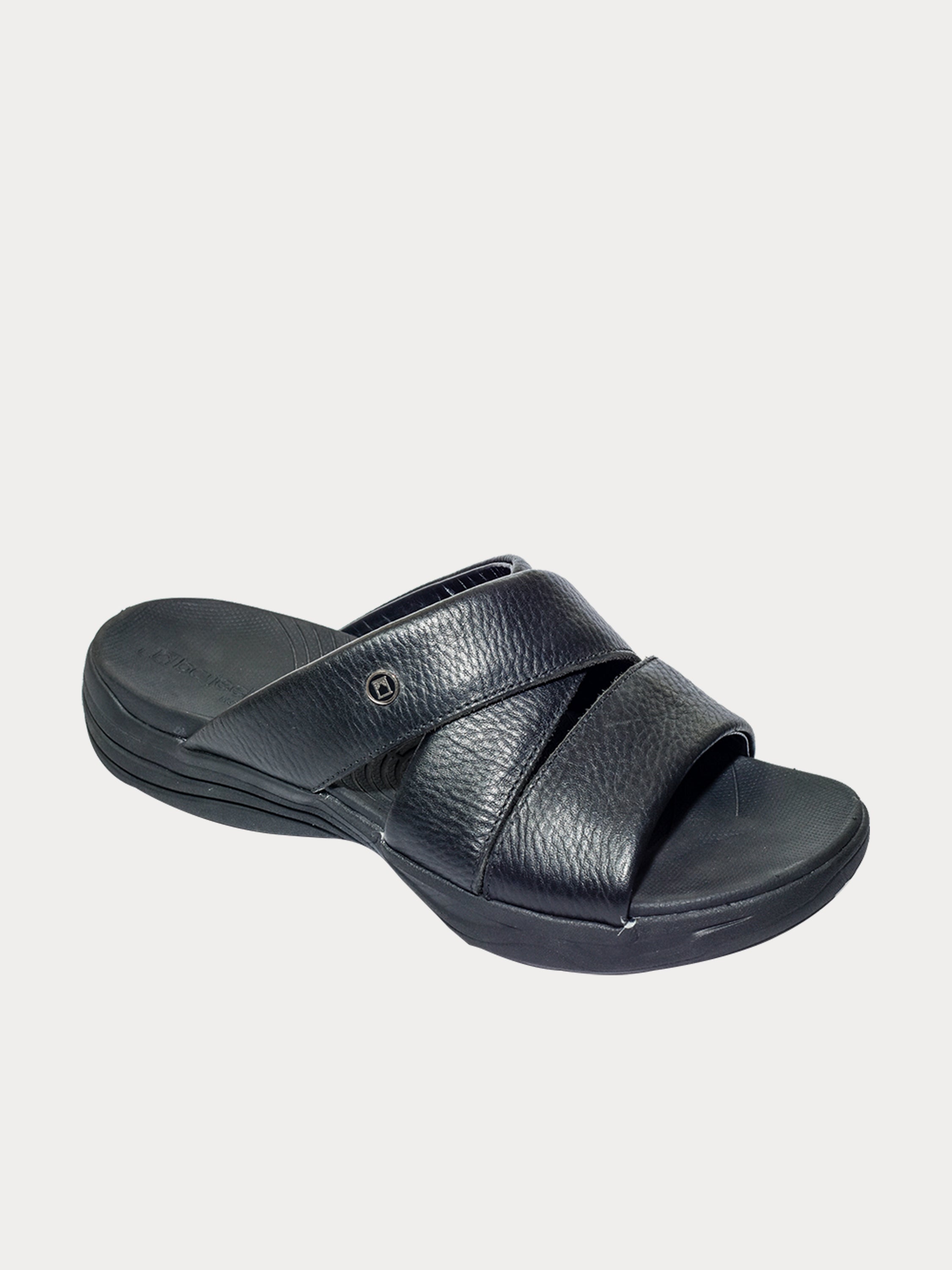 Barjeel Uno 152121 Faux Men's Arabic Sandals #color_Black