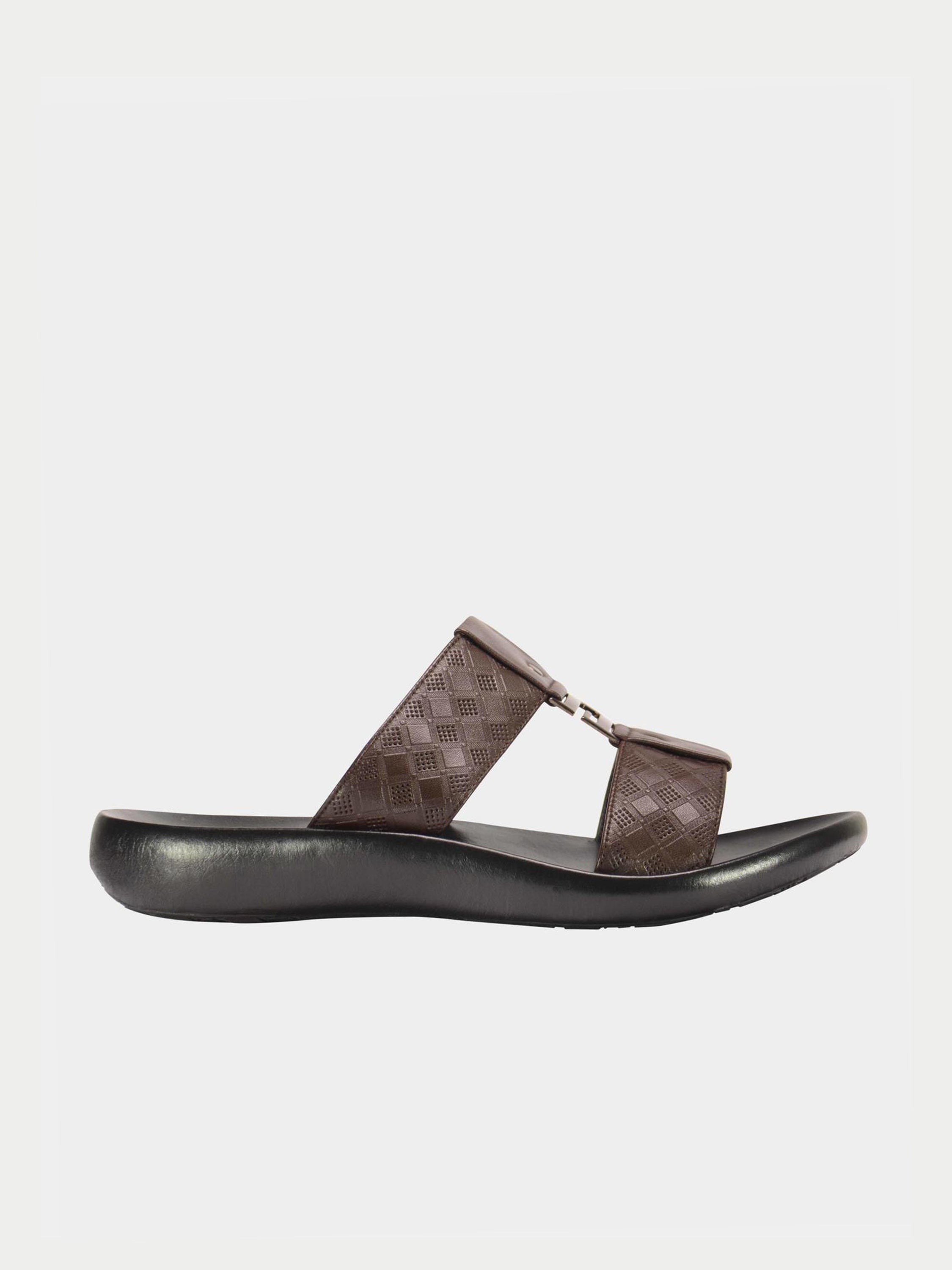 Barjeel Uno 0192100 Harlequin G Buckle Arabic Leather Sandals #color_Green