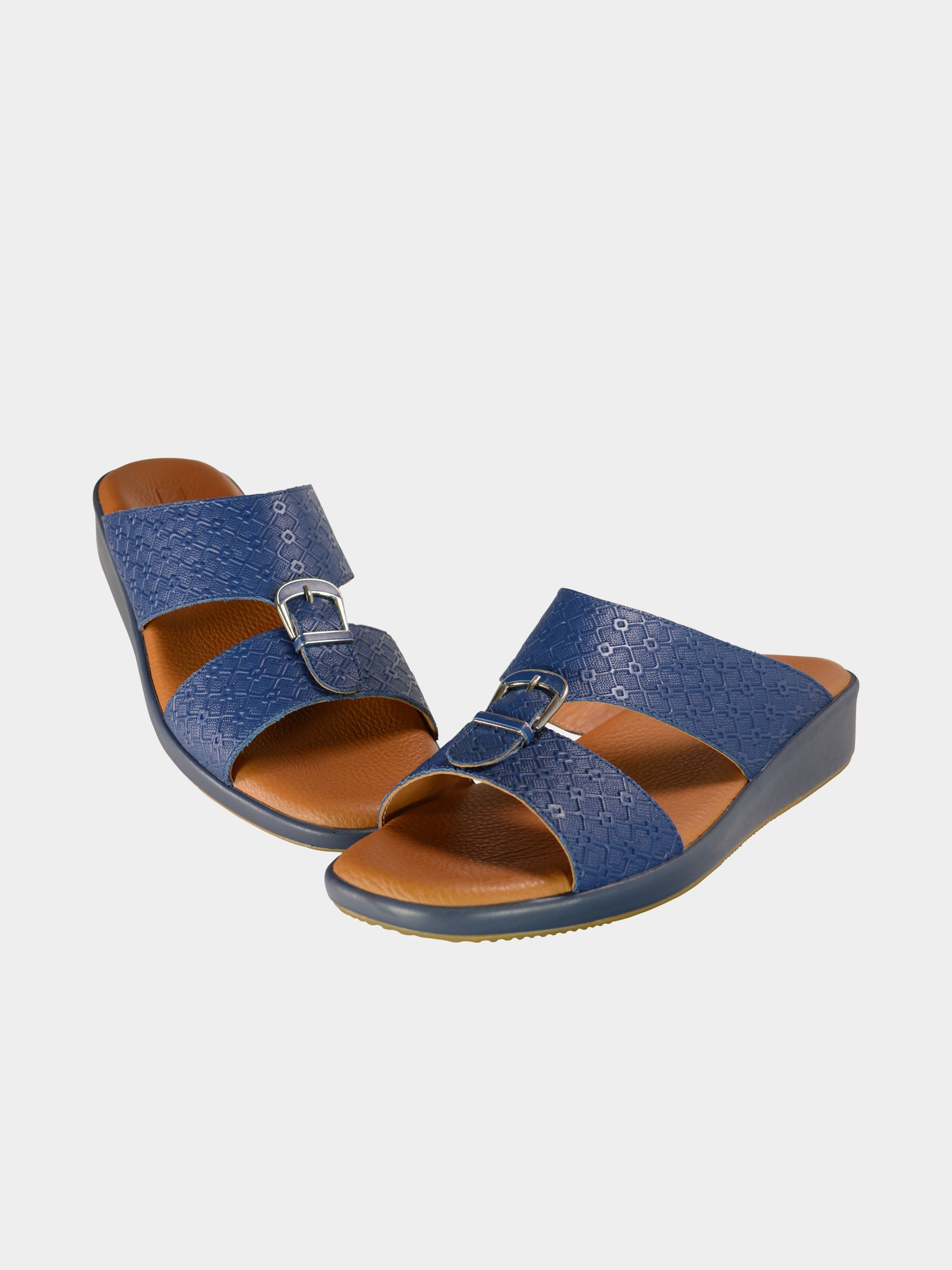 Barjeel Uno BGT-14 Boys Arabic Sandals #color_Navy