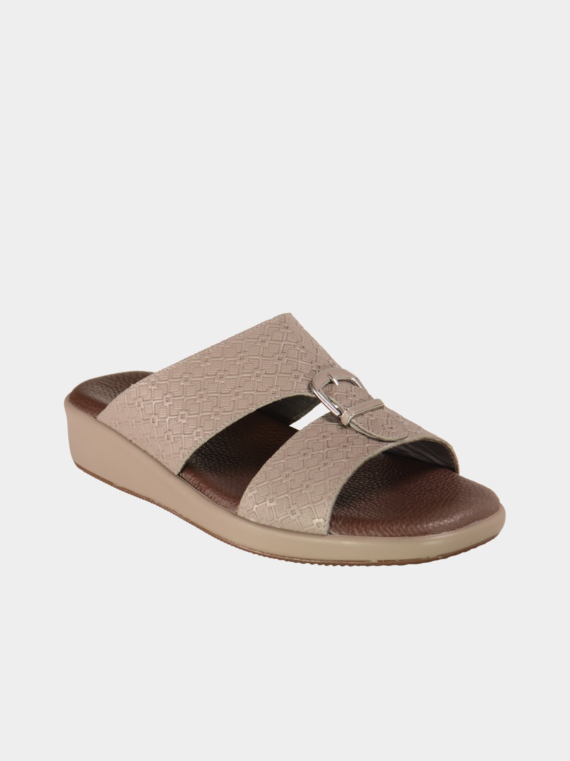Barjeel Uno BGT-14 Men's Arabic Sandals #color_Gray