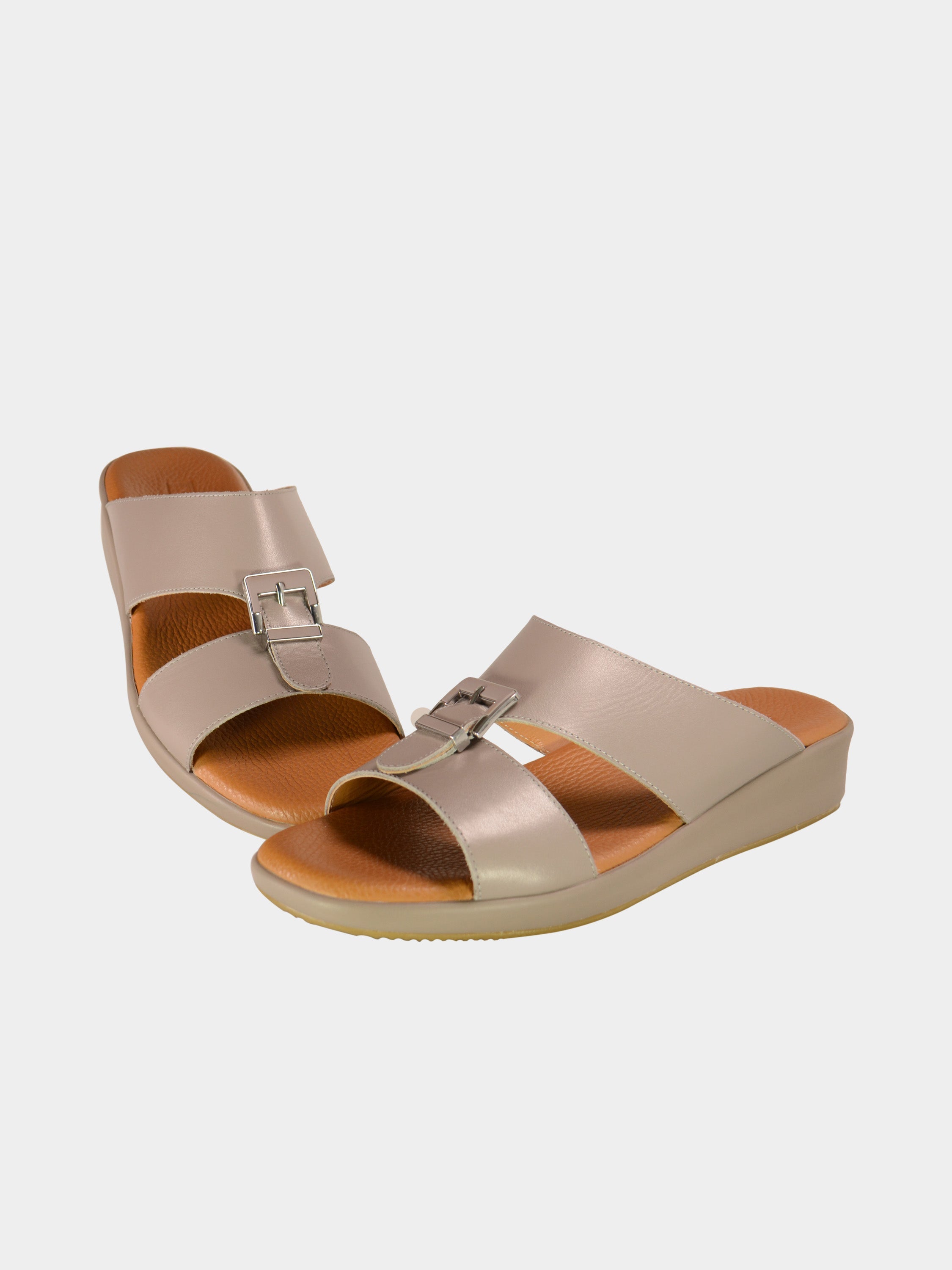 Barjeel Uno BGT-01 Men's Arabic Sandals #color_Gray