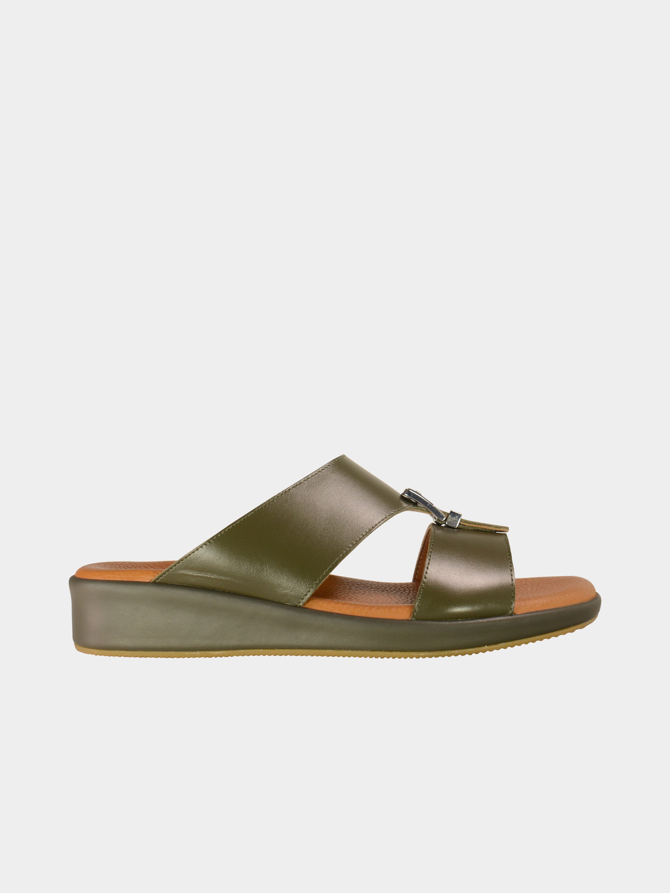 Barjeel Uno BGT-01 Men's Arabic Sandals #color_Green