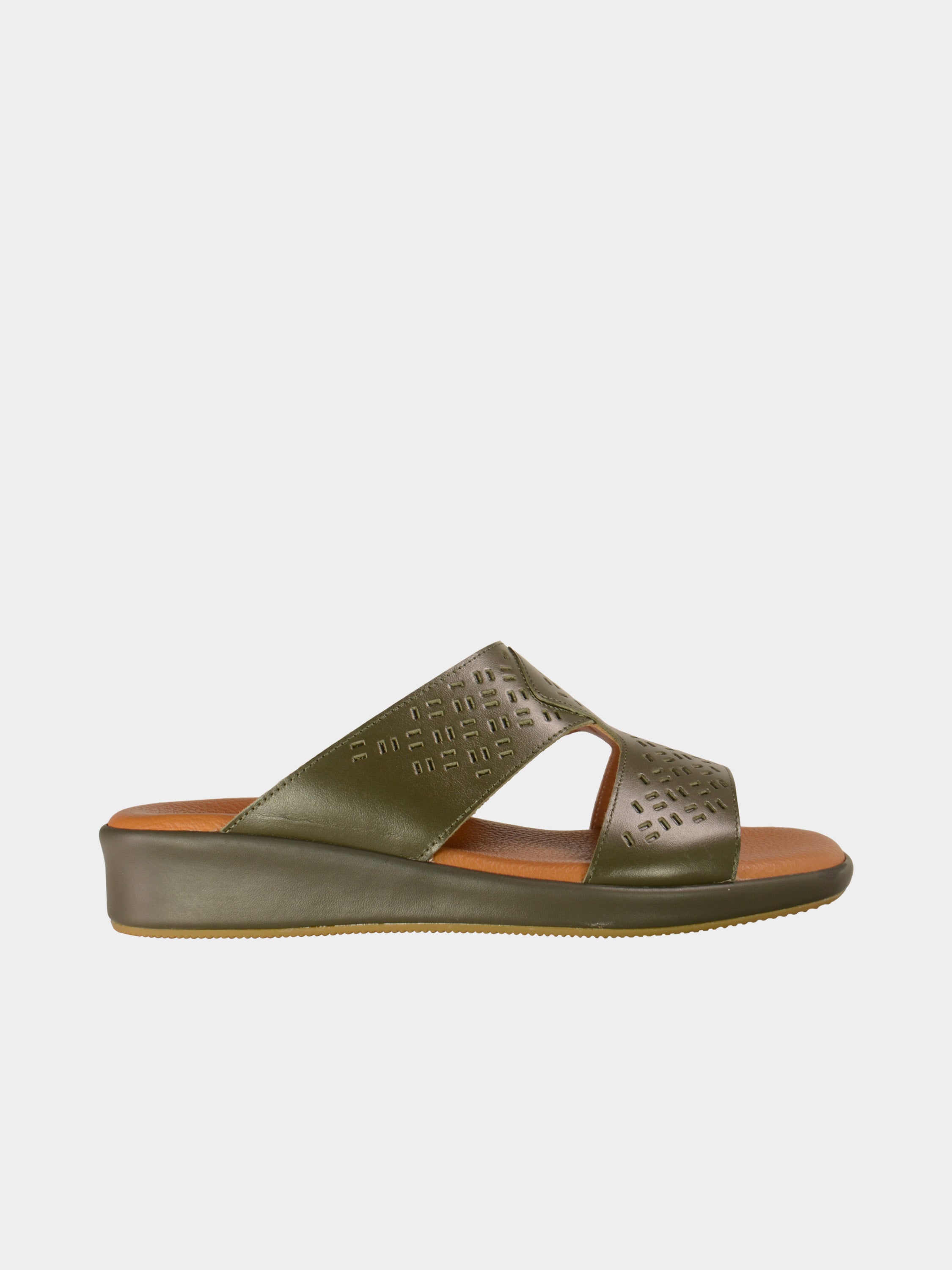 Barjeel Uno BGT-06 Men's Arabic Sandals #color_Green