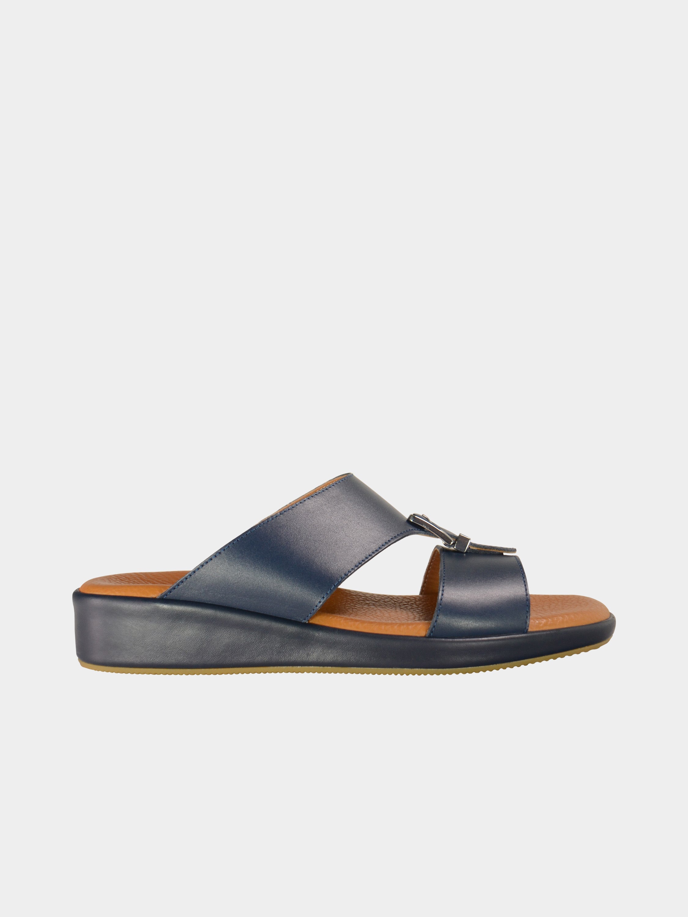 Barjeel Uno BGT-01 Men's Arabic Sandals #color_Navy